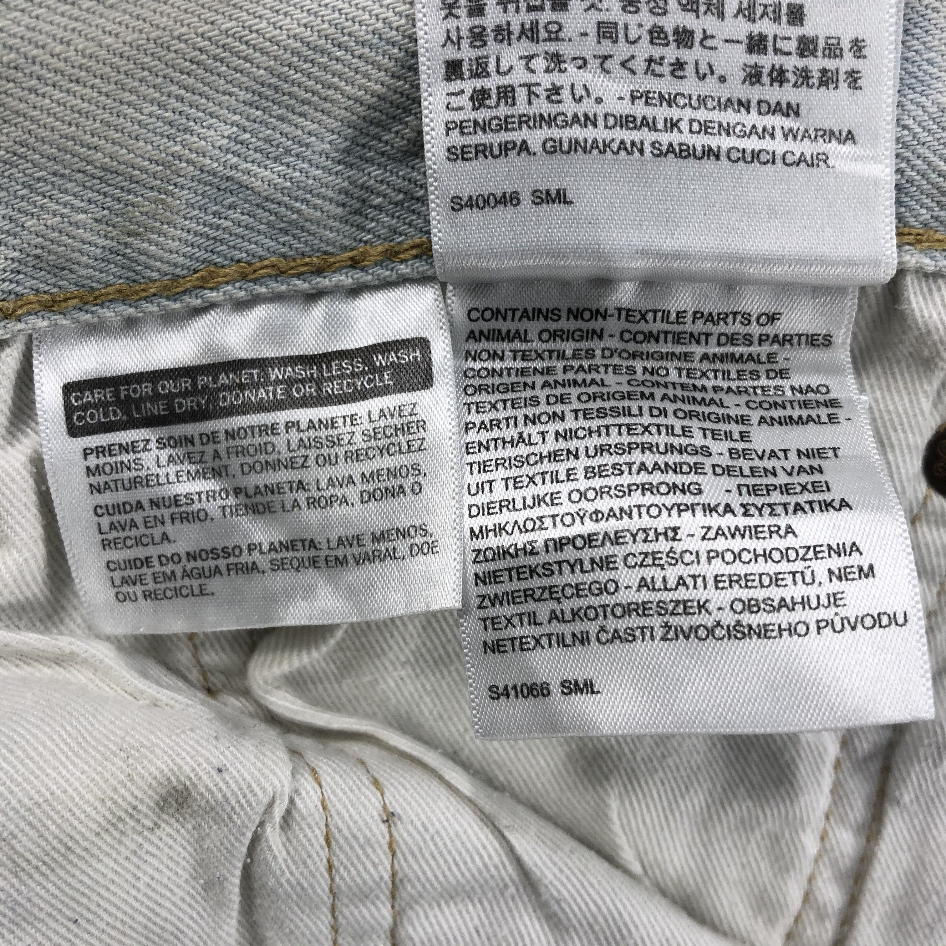 Levi's Light Wash Vintage Distress Levis 501 Jeans-JM1525 Size US 36 / EU 52 - 13 Thumbnail