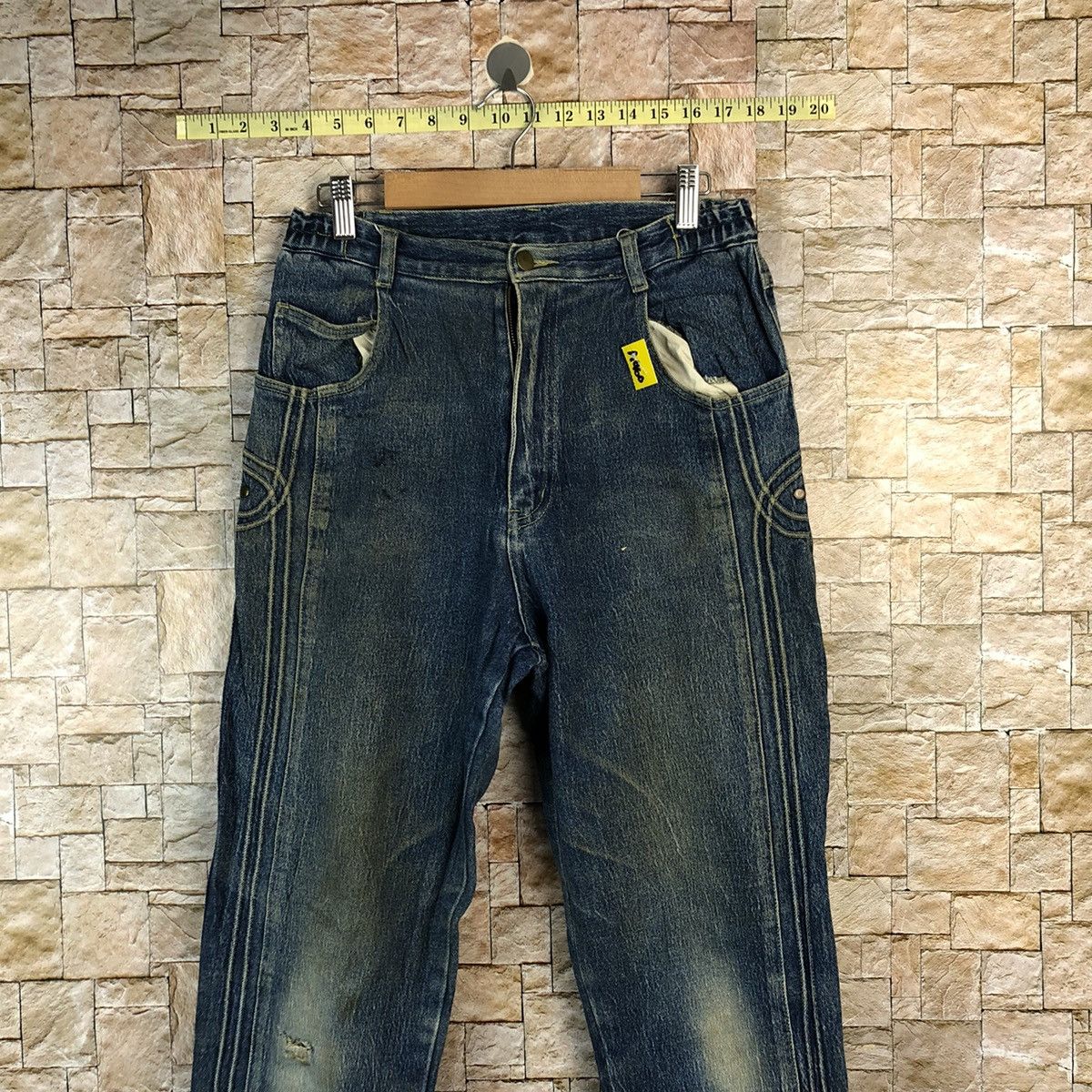 Japanese Brand Japanese Brand vintage Blue Denim Pants #A960 Size US 28 / EU 44 - 2 Thumbnail