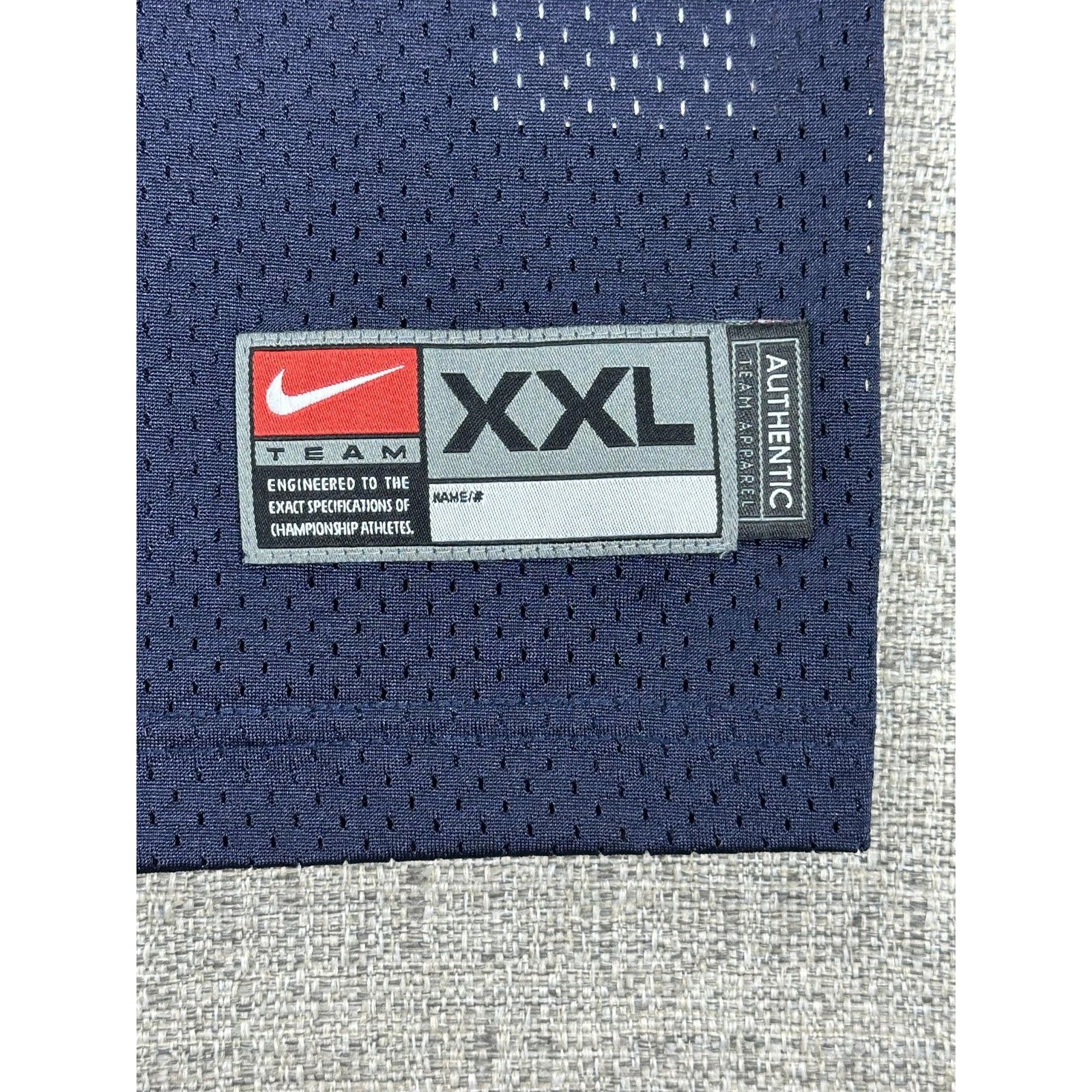 Nike Virginia Cavaliers Jersey 2006 Mens 2XL Blue Nike Team Mesh Size US XXL / EU 58 / 5 - 8 Thumbnail