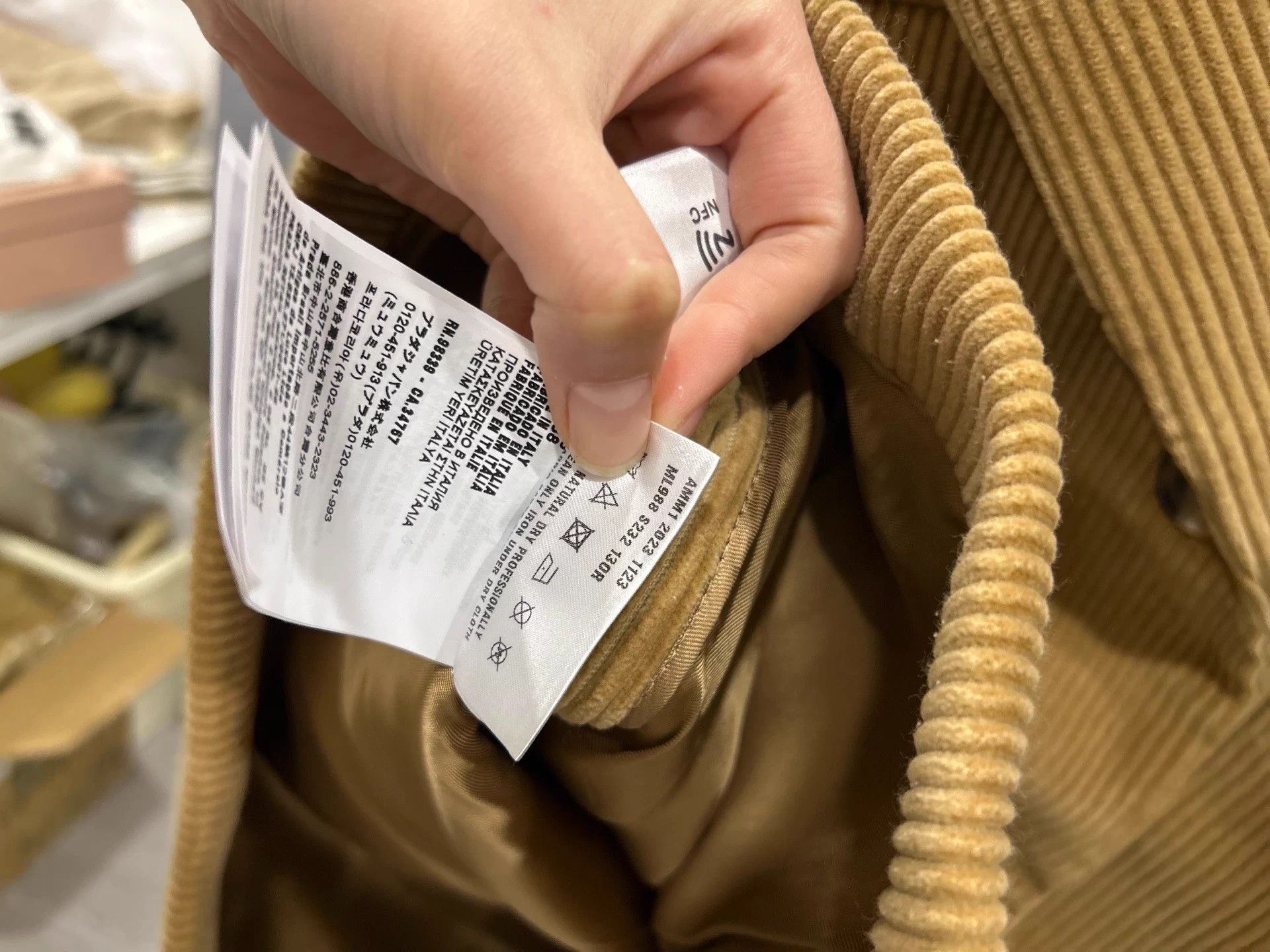 Miu Miu MIU MIU FW Runway Khaki Corduroy Lapel Jacket 40 Vintage Size S / US 4 / IT 40 - 5 Thumbnail