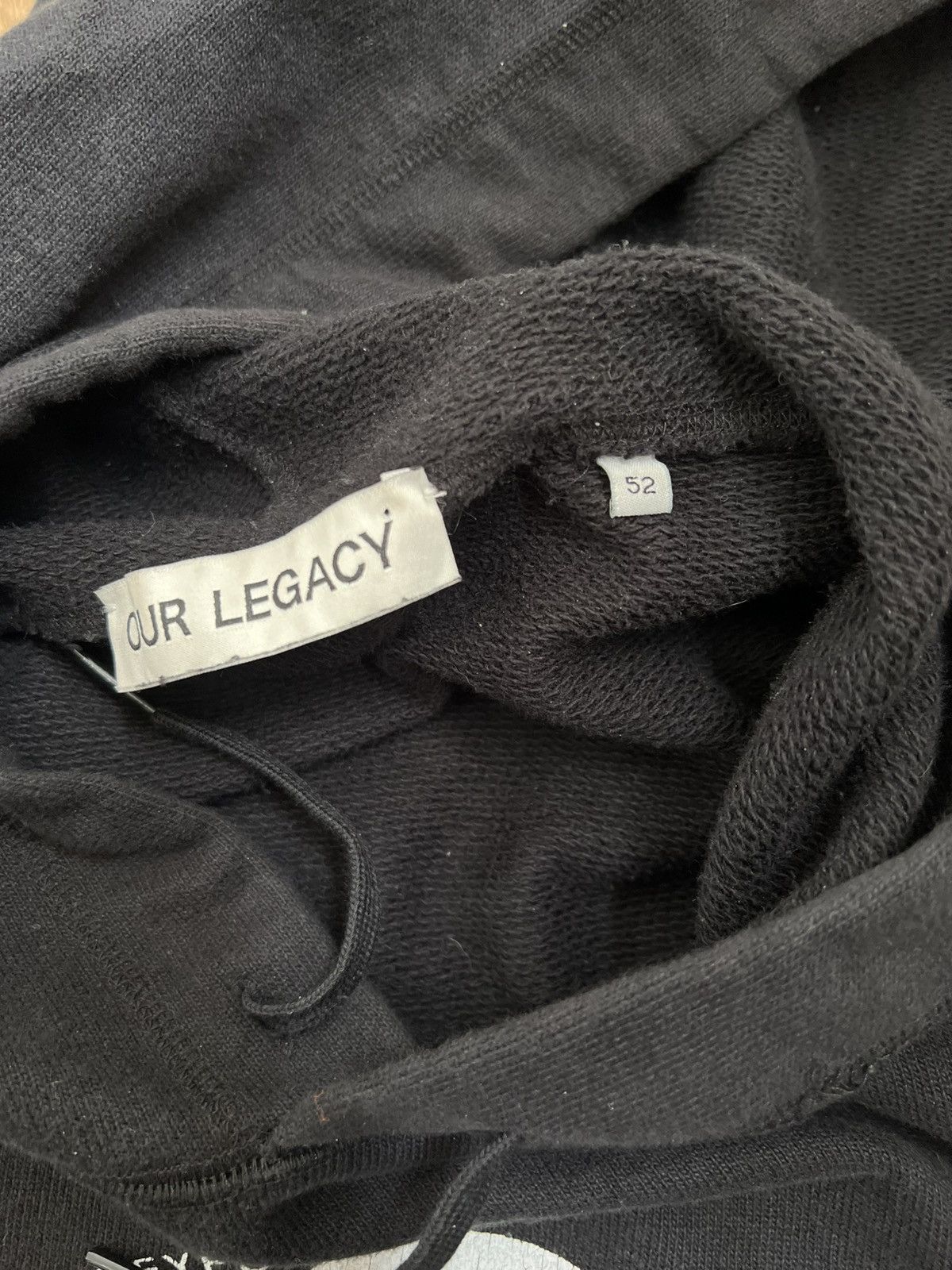Our Legacy Our Legacy Black Maverick Skull Hoodie Size US L / EU 52-54 / 3 - 3 Thumbnail