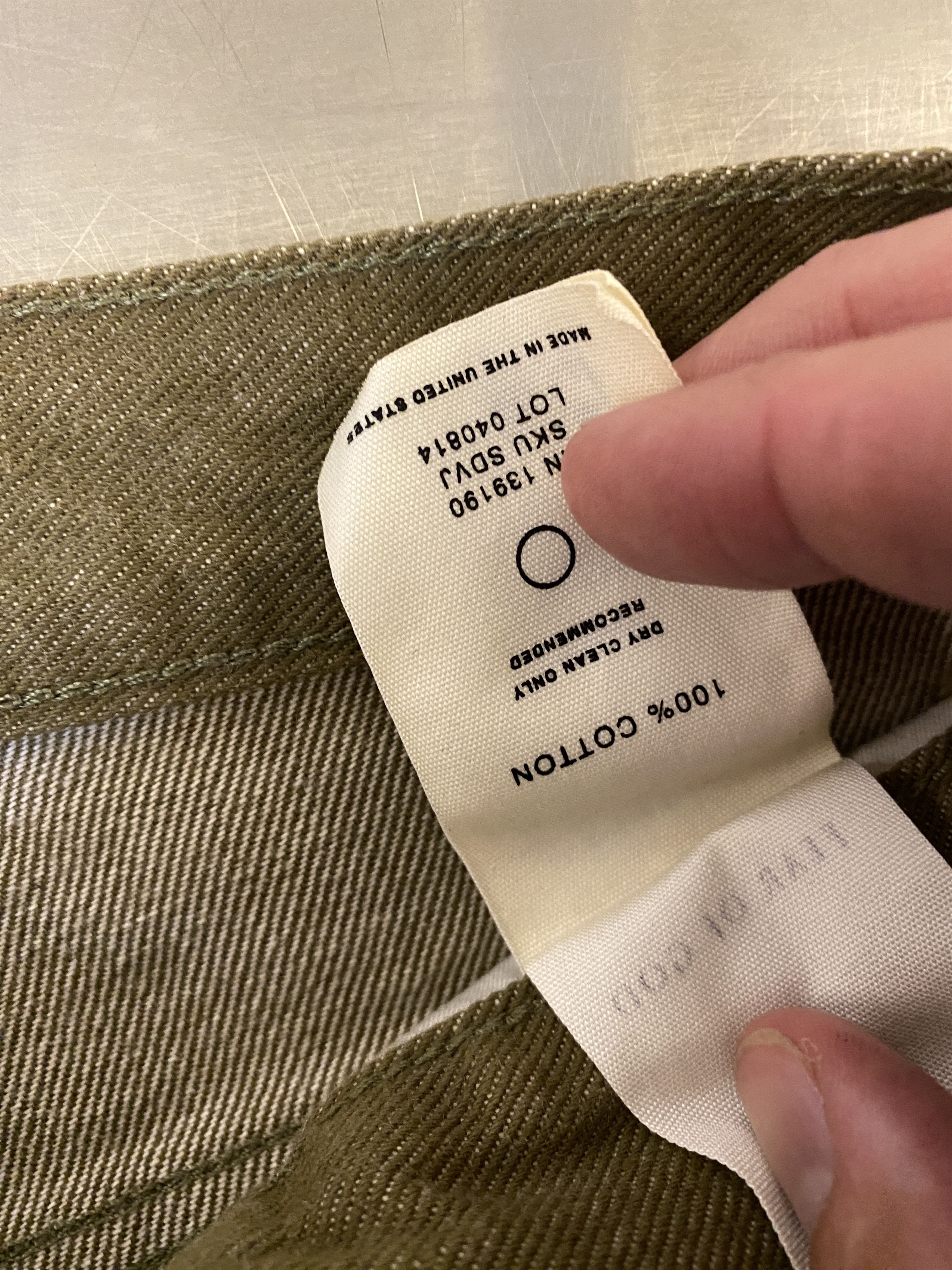 Fear of God NWOT VINTAGE FEAR OF GOD GOLD DISTRESSED DENIM JEAN DENIM Size US 31 - 5 Thumbnail