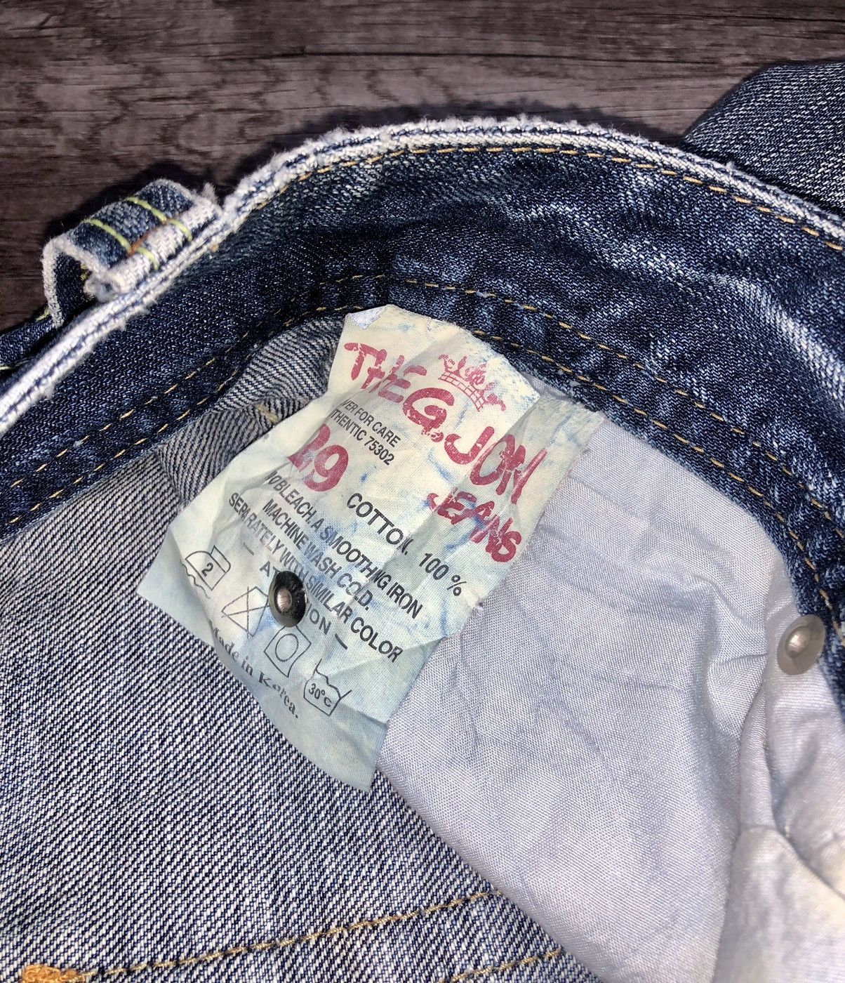 Designer × Japanese Brand VINTAGE THE G.JON JEANS DENIM Size US 32 / EU 48 - 16 Thumbnail