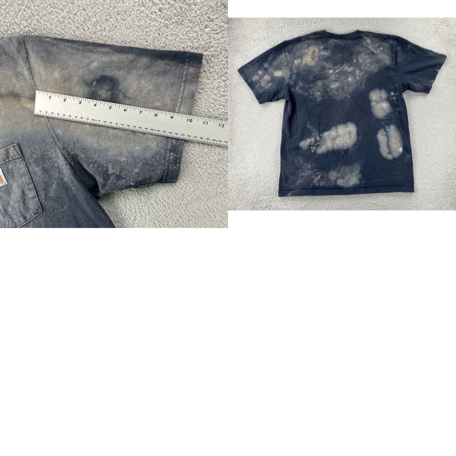 Carhartt Carhartt Original Fit Adult XL Bleach Stain Dyed Short Sleeve T Shirt Workwear Size US XL / EU 56 / 4 - 10 Thumbnail