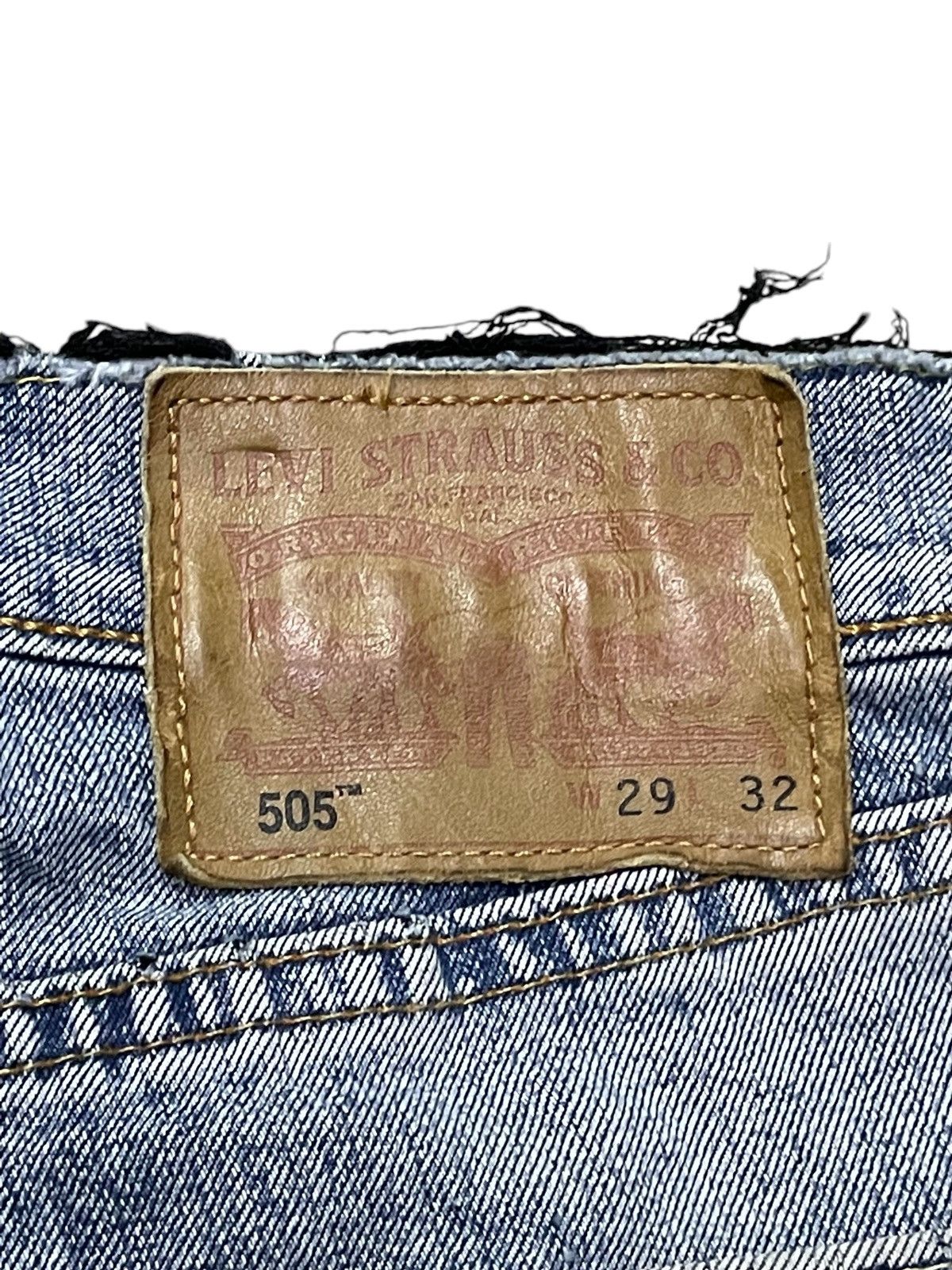 Levi's × Vintage Vintage Levis 505 Distress Denim Pants Size US 29 - 20 Thumbnail