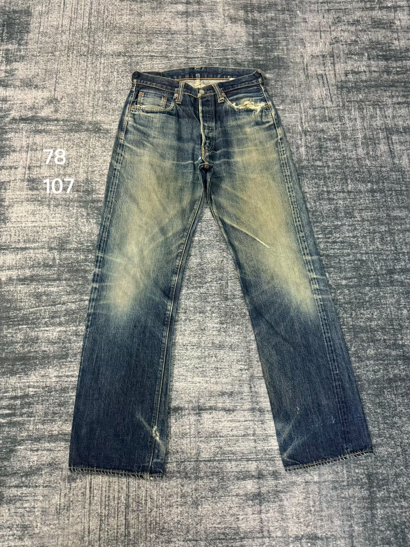 Sugar Cane Vintage Sugar Cane Japan Washed Blue Jeans Size US 28 / EU 44 - 1 Thumbnail