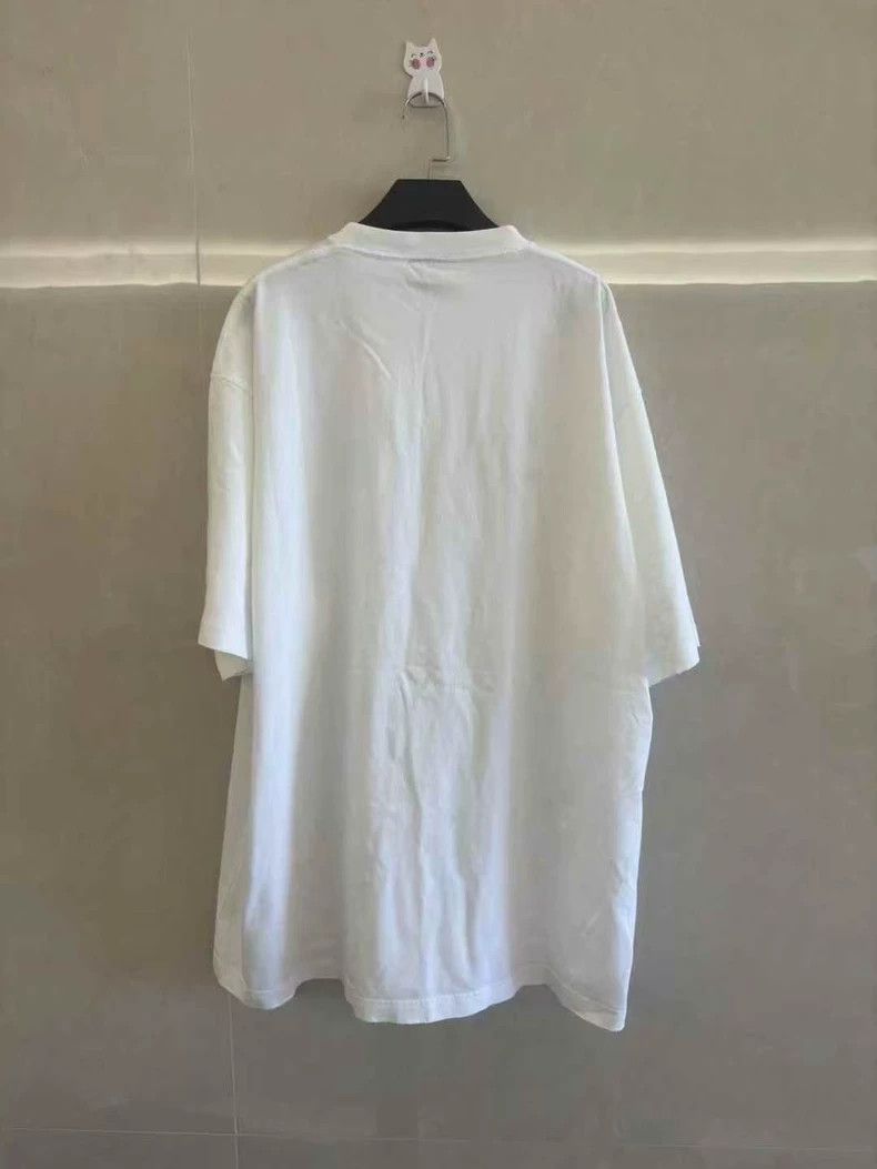 Balenciaga Balenciaga Black Large Destroyed Short Sleeve Size US M / EU 48-50 / 2 - 2 Thumbnail