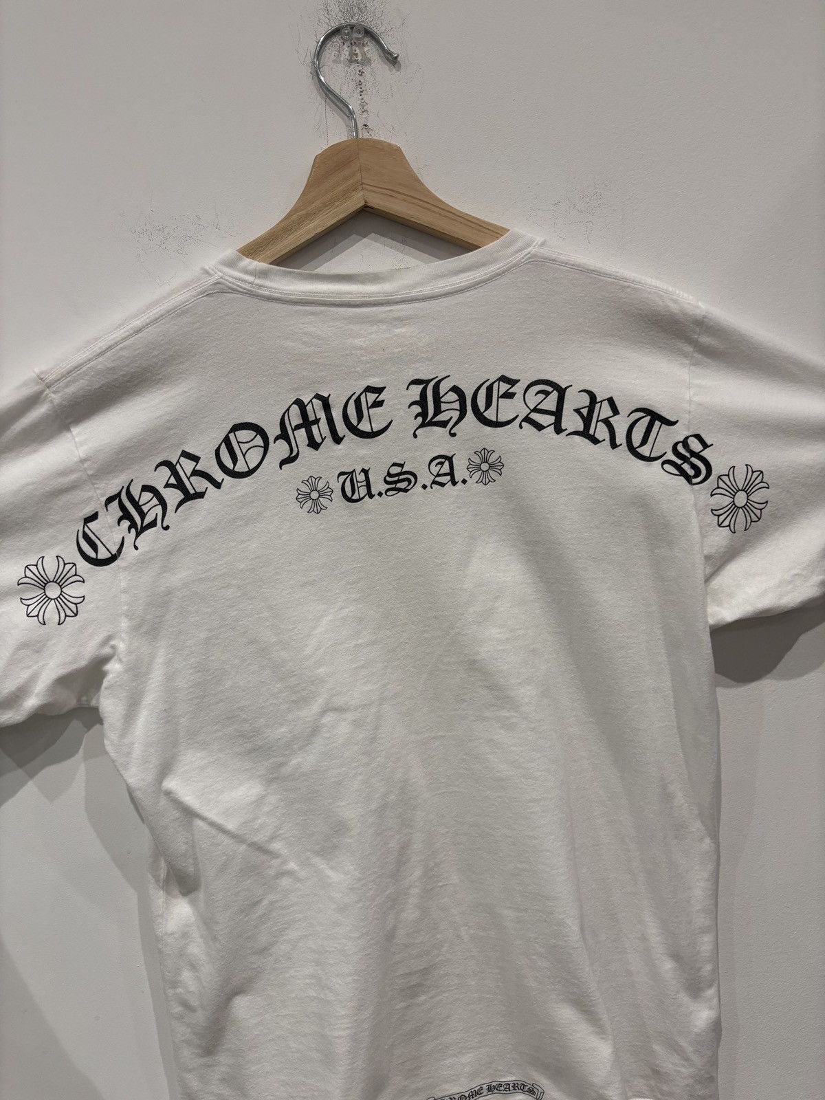 Chrome Hearts Chrome Hearts USA Scroll Shirt White Size: M Size US M / EU 48-50 / 2 - 5 Thumbnail