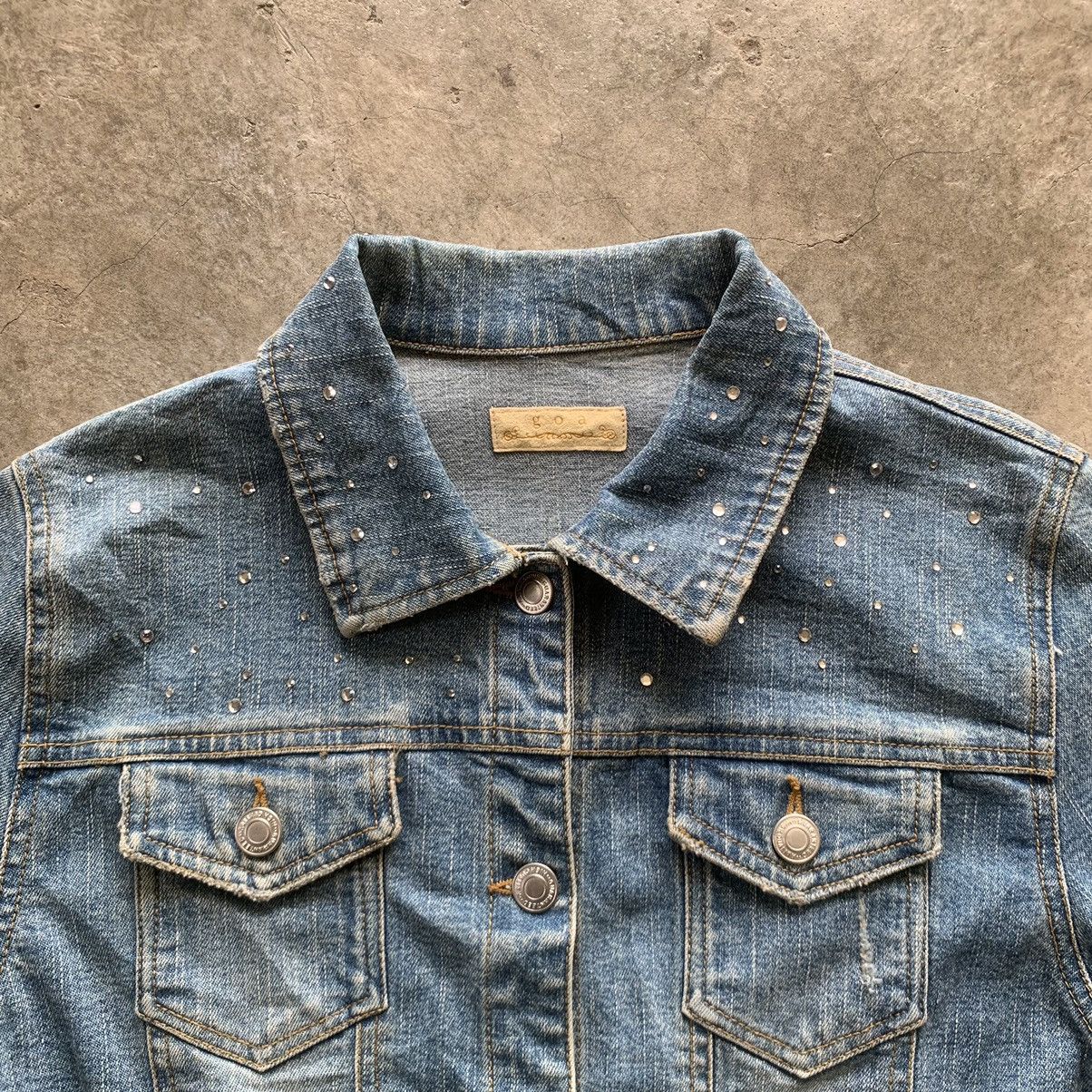 GOA Goa y2k rhinostones denim jacket Size M / US 6-8 / IT 42-44 - 4 Thumbnail