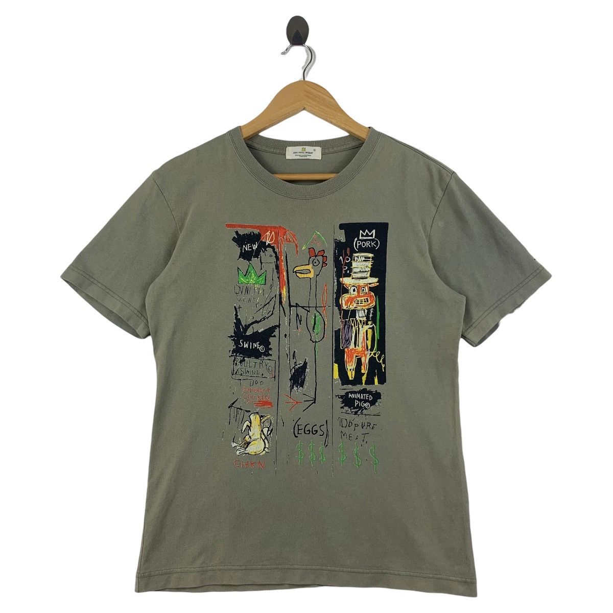 Japanese Brand × Jean-Michel Basquiat Vintage JEAN MICHEL BASQUIAT pop art tee shirt Size US S / EU 44-46 / 1 - 1 Thumbnail