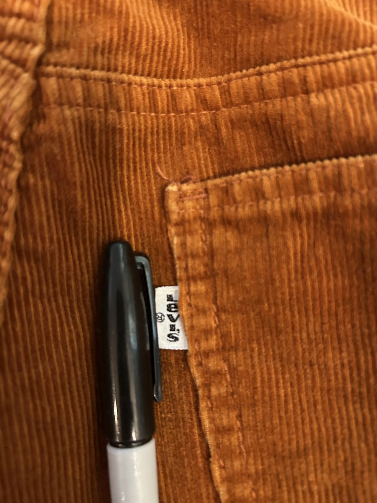 Levi's Vintage Levi's 517 Corduroy Denim Pants Men's 31x30 70s Size US 31 - 2 Thumbnail