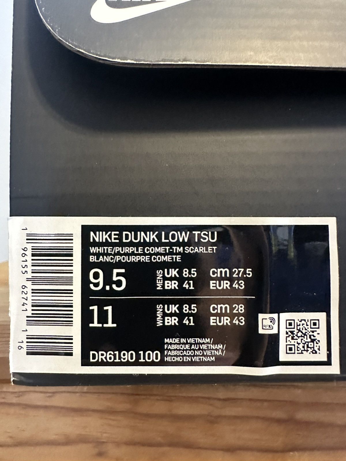 Nike Nike Dunk Tennessee State University Size US 9.5 / EU 42-43 - 7 Thumbnail