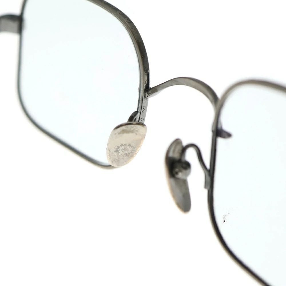 Chrome Hearts CHROME HEARTS CHUCK CH Cross Square Sunglasses Silver Size ONE SIZE - 5 Thumbnail
