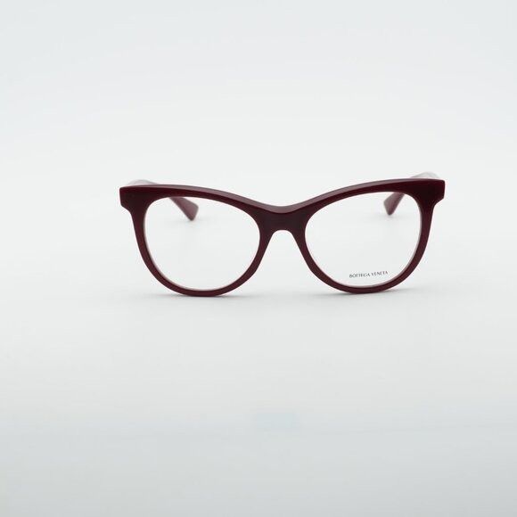 Bottega Veneta Bottega Veneta BV1064O 004 Eyeglasses Burgundy 52mm Cat Eye Size ONE SIZE - 9 Thumbnail