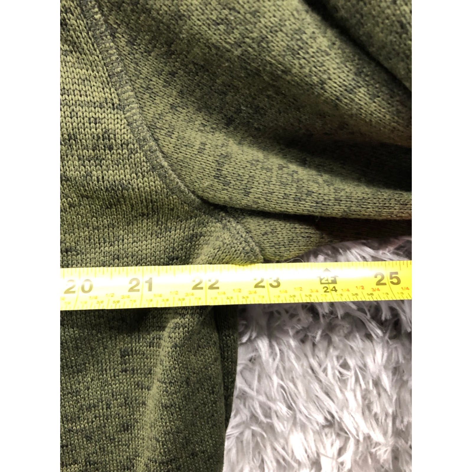 Vintage Artisans Sweatshirt Mens XL Green Long Sleeve Mock Neck Pullover 1/4 Zip Logo Knit Cotton Regular Size Size US XL / EU 56 / 4 - 3 Thumbnail