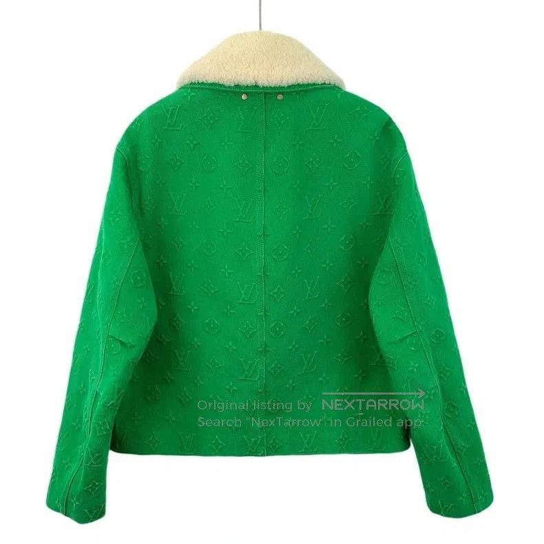 Other Louis Vuitton Green Logo Embossed Jacket. Size US L / EU 52-54 / 3 - 2 Thumbnail