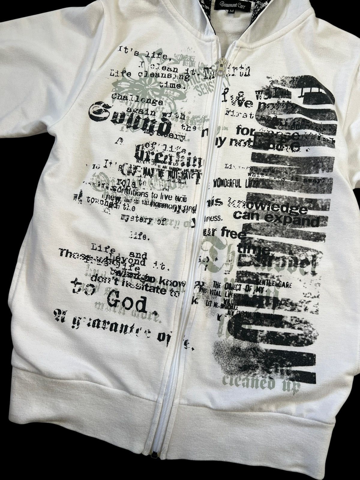 Japanese Brand × Seditionaries Beaumont Carr 🇯🇵 Anarchy Poem Zipper Hoodie Size US S / EU 44-46 / 1 - 7 Thumbnail