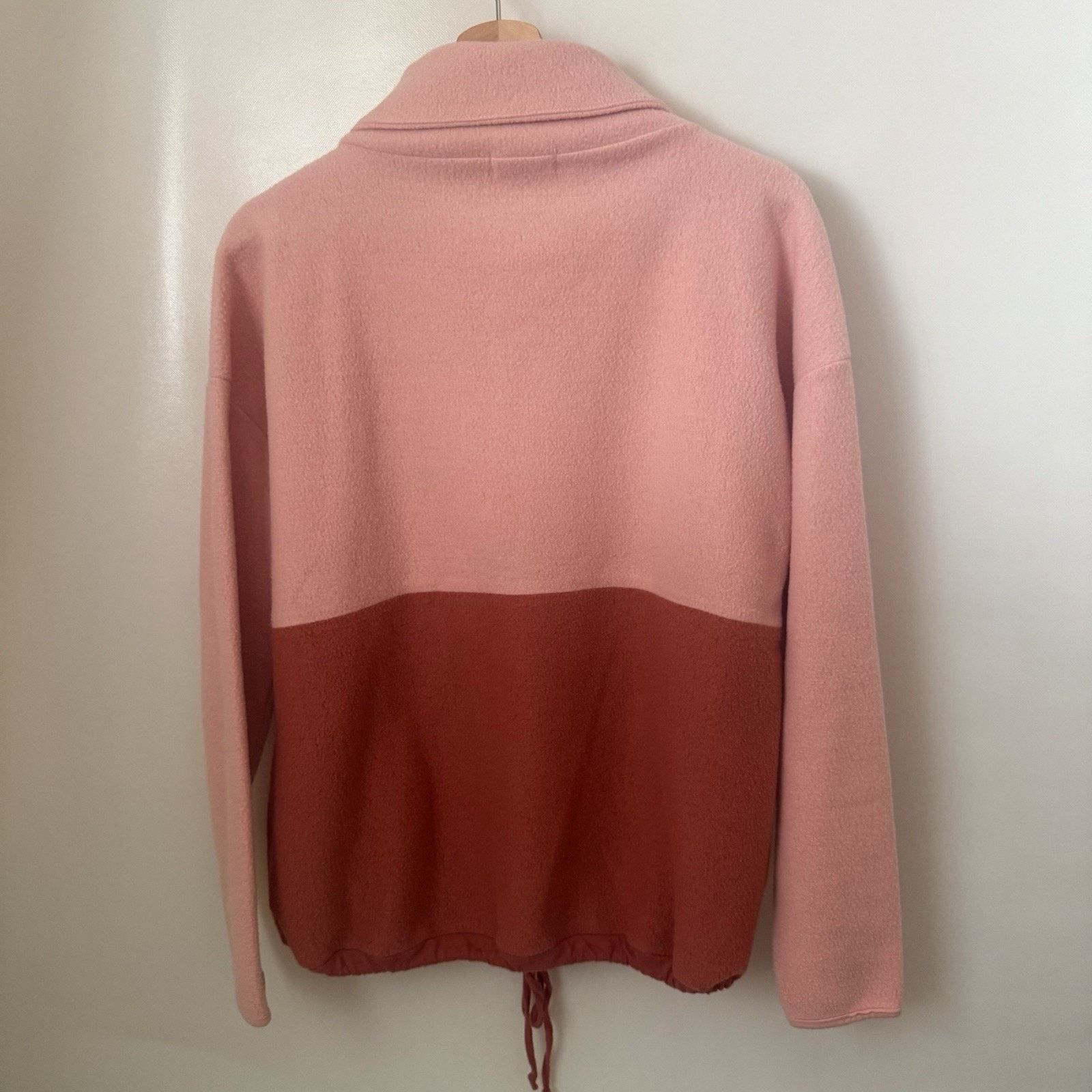 Other Carve Designs Rowayton Cowl Fleece Pullover Azalea Clay Size M / US 6-8 / IT 42-44 - 2 Thumbnail