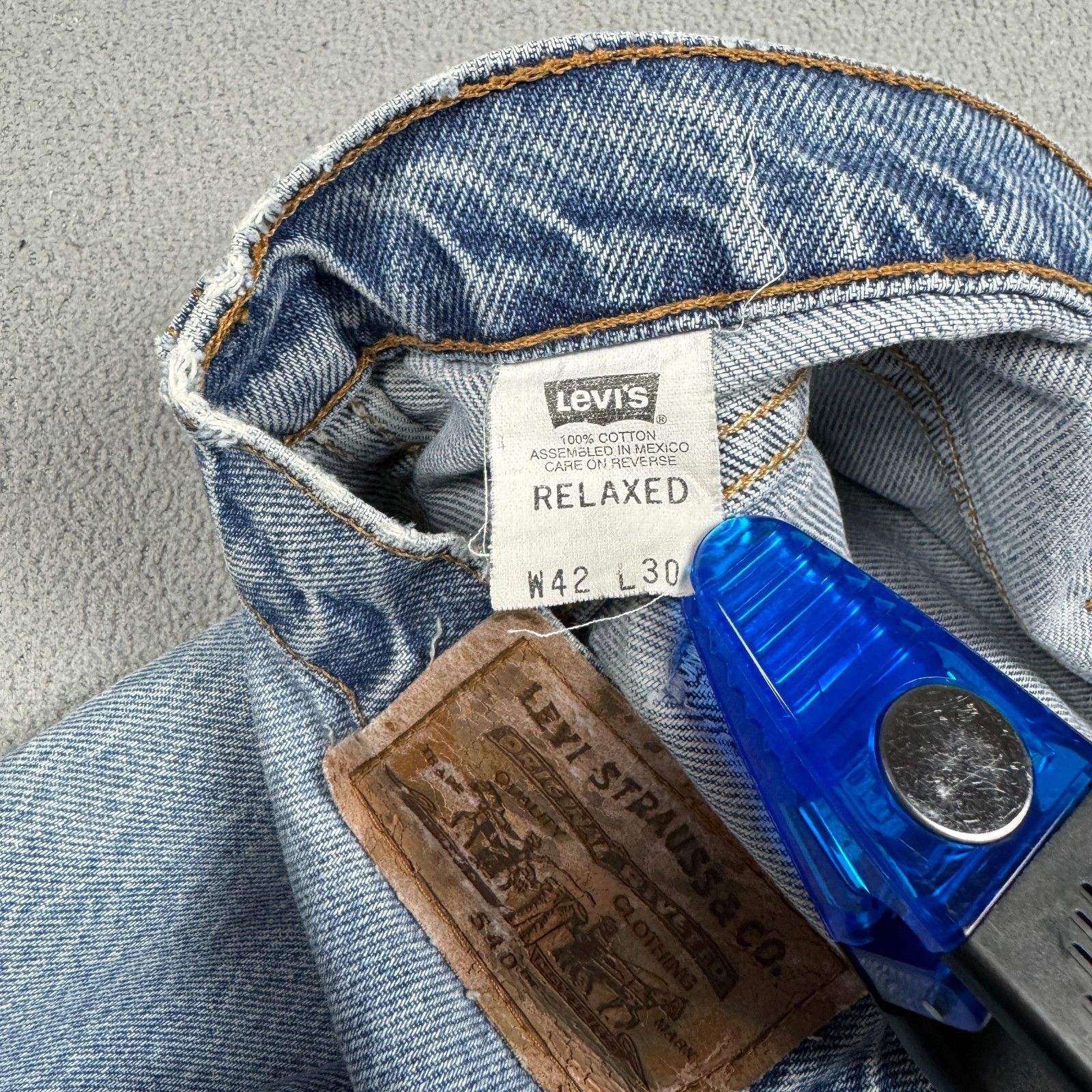 Levi's Levi’s 540 Vintage 90s Relaxed Sun Faded Distressed 42x30 Size US 42 / EU 58 - 5 Thumbnail