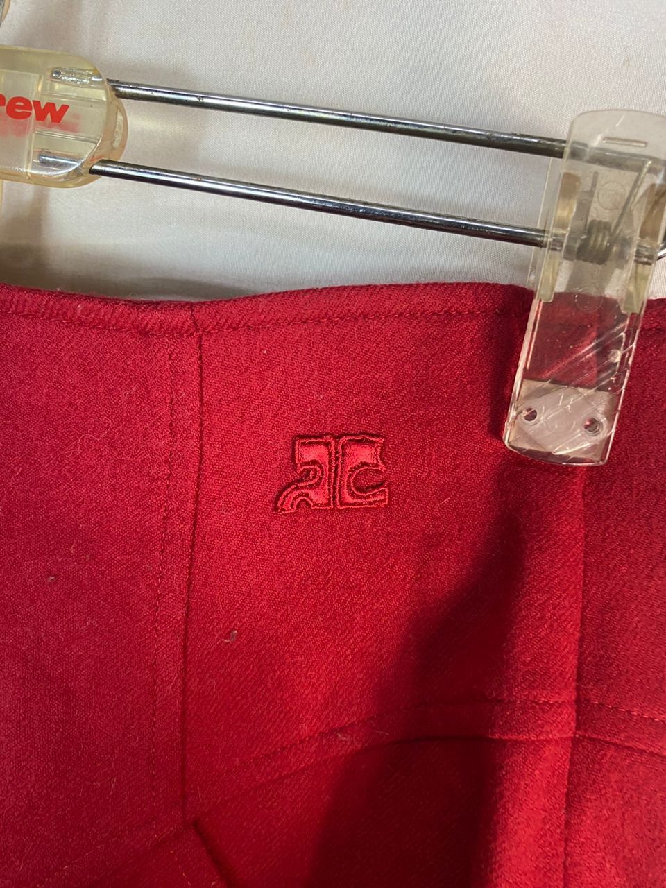 Courreges 🔥Best price 🔥Courreges paris red skirt Size 25" / US 0 / IT 36 - 4 Thumbnail