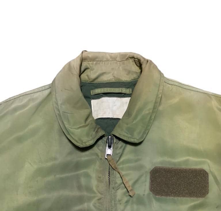 Vintage Trashed Vintage 80s Military Ma-1 Flight Bomber Jacket Size US M / EU 48-50 / 2 - 5 Thumbnail