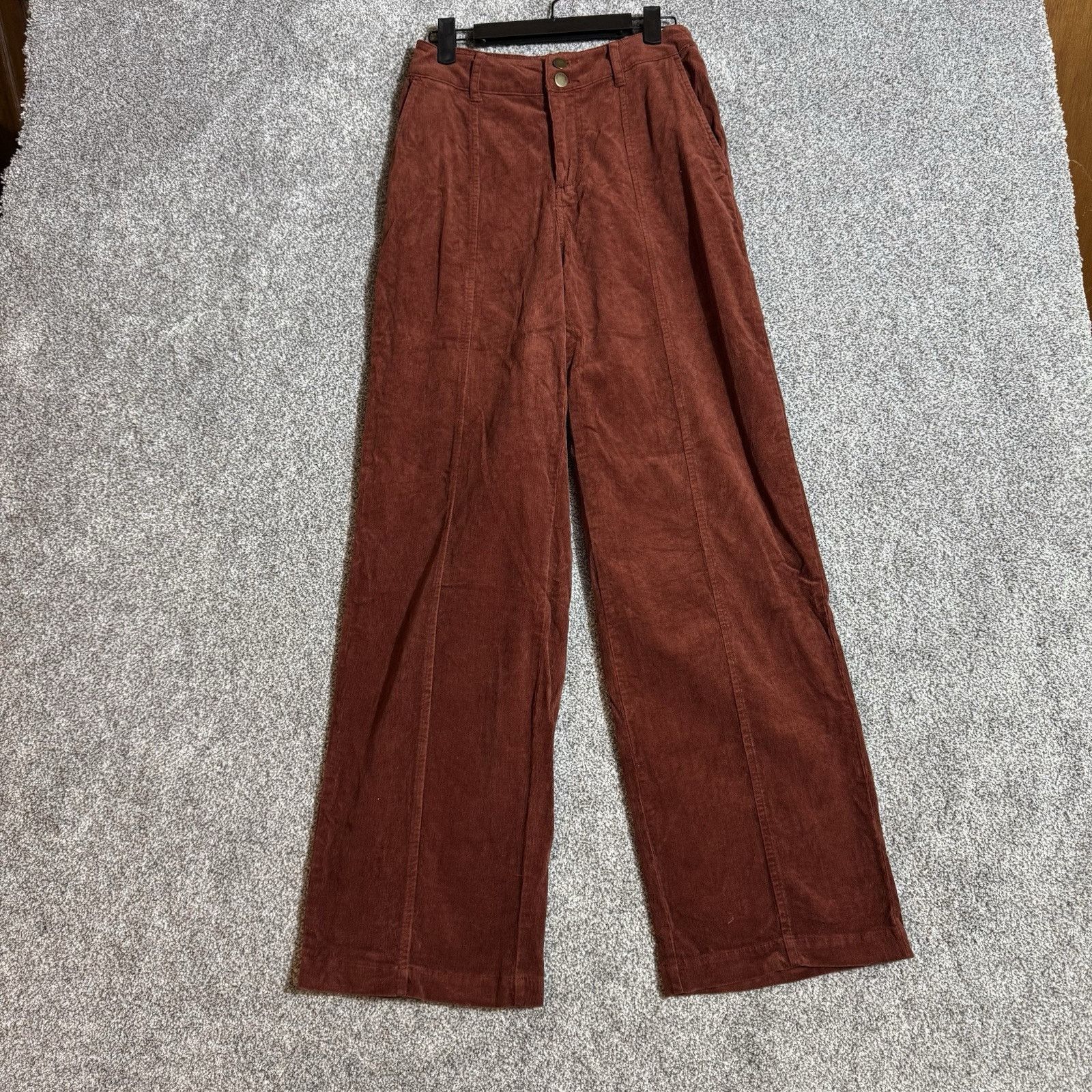Other Knox Rose Pants Women 4 Corduroy Wide Leg Boho Retro 70s Size 27" / US 4 / IT 40 - 1 Thumbnail