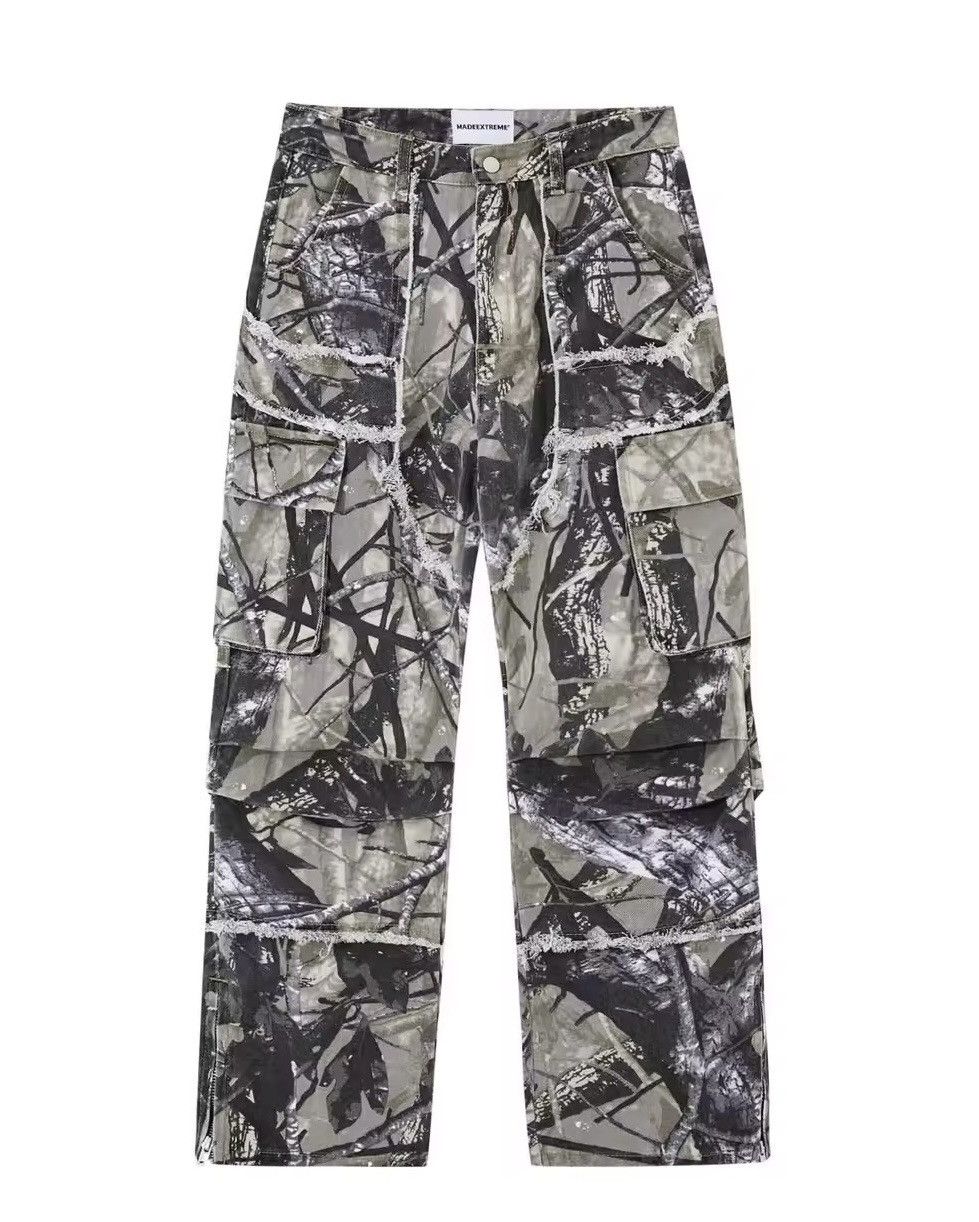 Japanese Brand × Vintage Y2K Camouflage Multiple Pockets Trousers Size US 33 - 4 Thumbnail