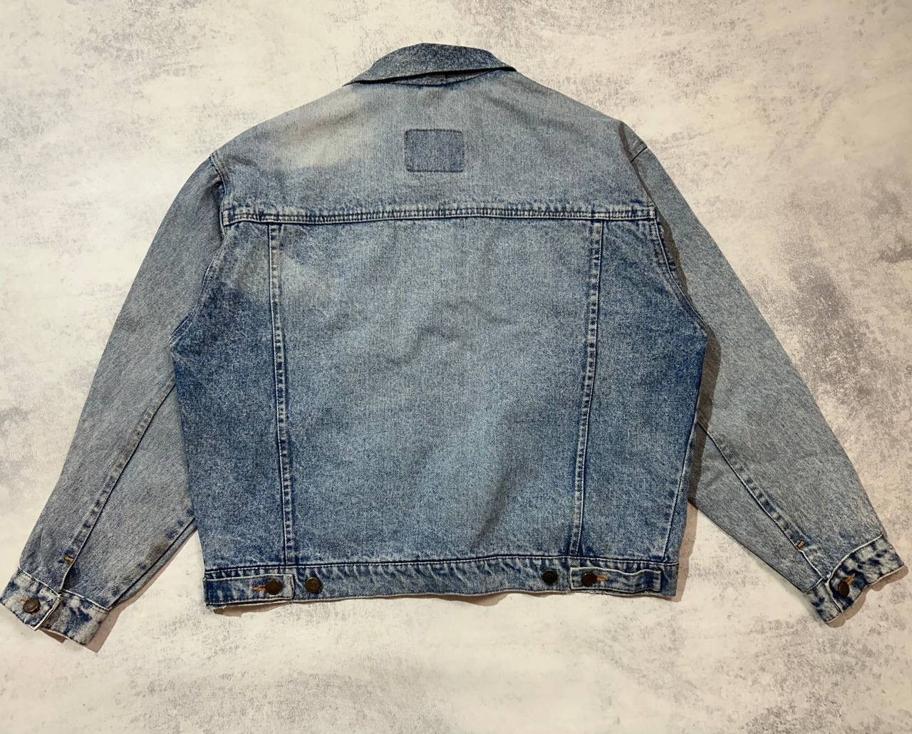 Levi's Vintage Levi’s 70506 Acid Wash Denim Trucker Jacket Size US XL / EU 56 / 4 - 2 Thumbnail