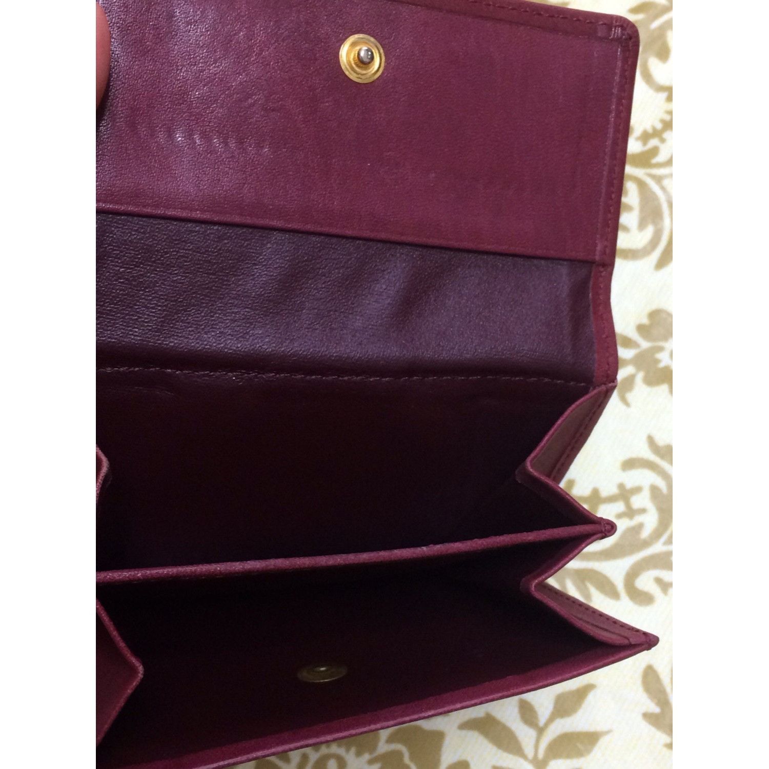 Roberta di Camerino Vintage Roberta di Camerino wine leather wallet, coin purse Size ONE SIZE - 4 Thumbnail