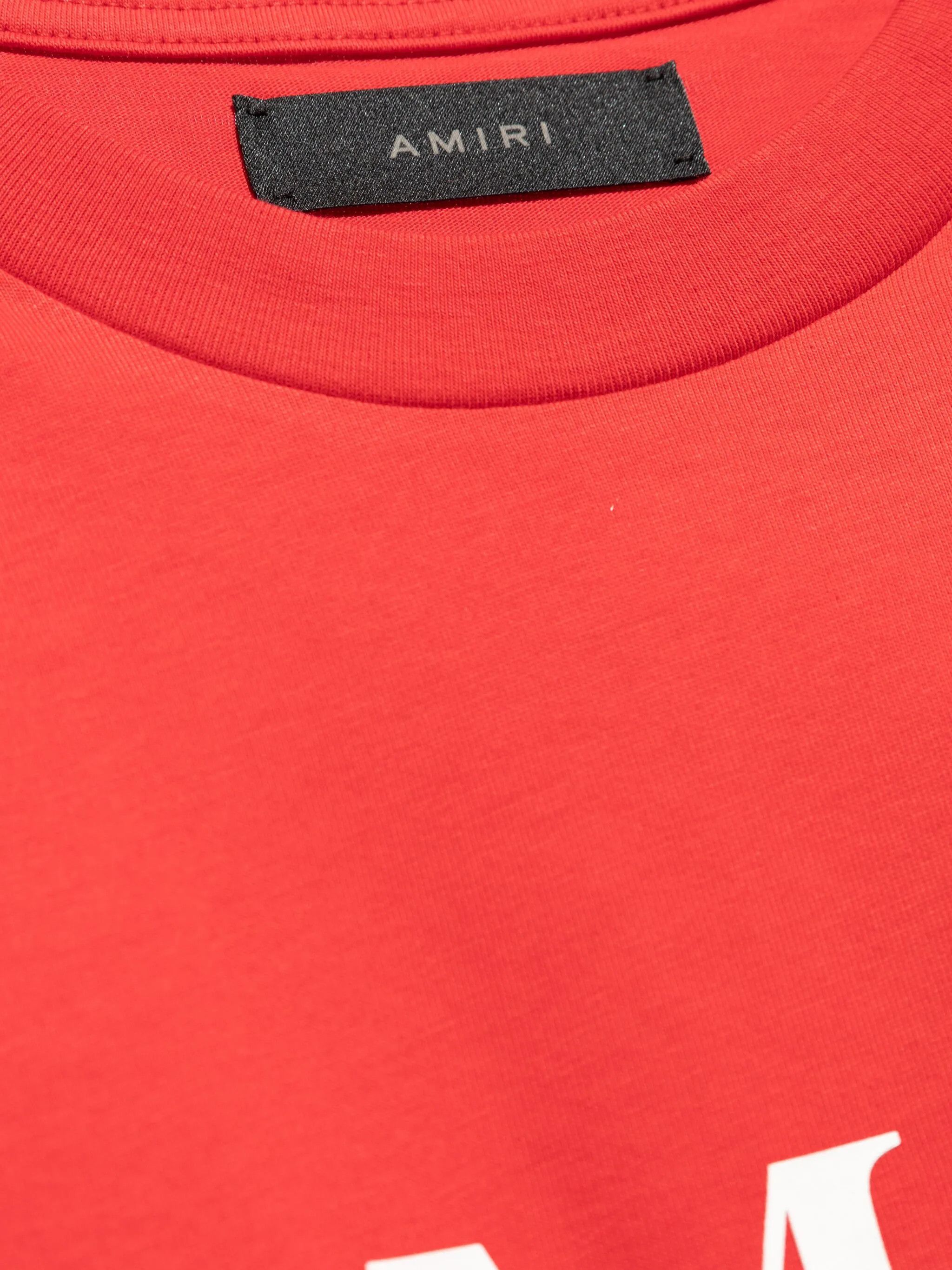 Amiri o1w1db10925 Logo Print T-Shirt in Red Size US L / EU 52-54 / 3 - 5 Thumbnail