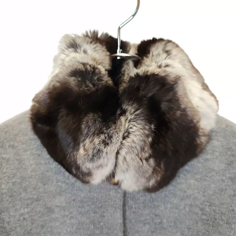 Loro Piana LORO PIANA Sheep's woolen collar coat Size XS / US 0-2 / IT 36-38 - 3 Thumbnail