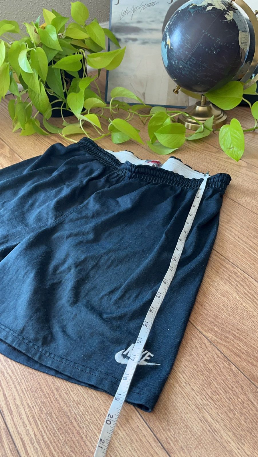 Nike × Vintage 90s Nike athletic elastic logo shorts Size US 31 - 10 Thumbnail