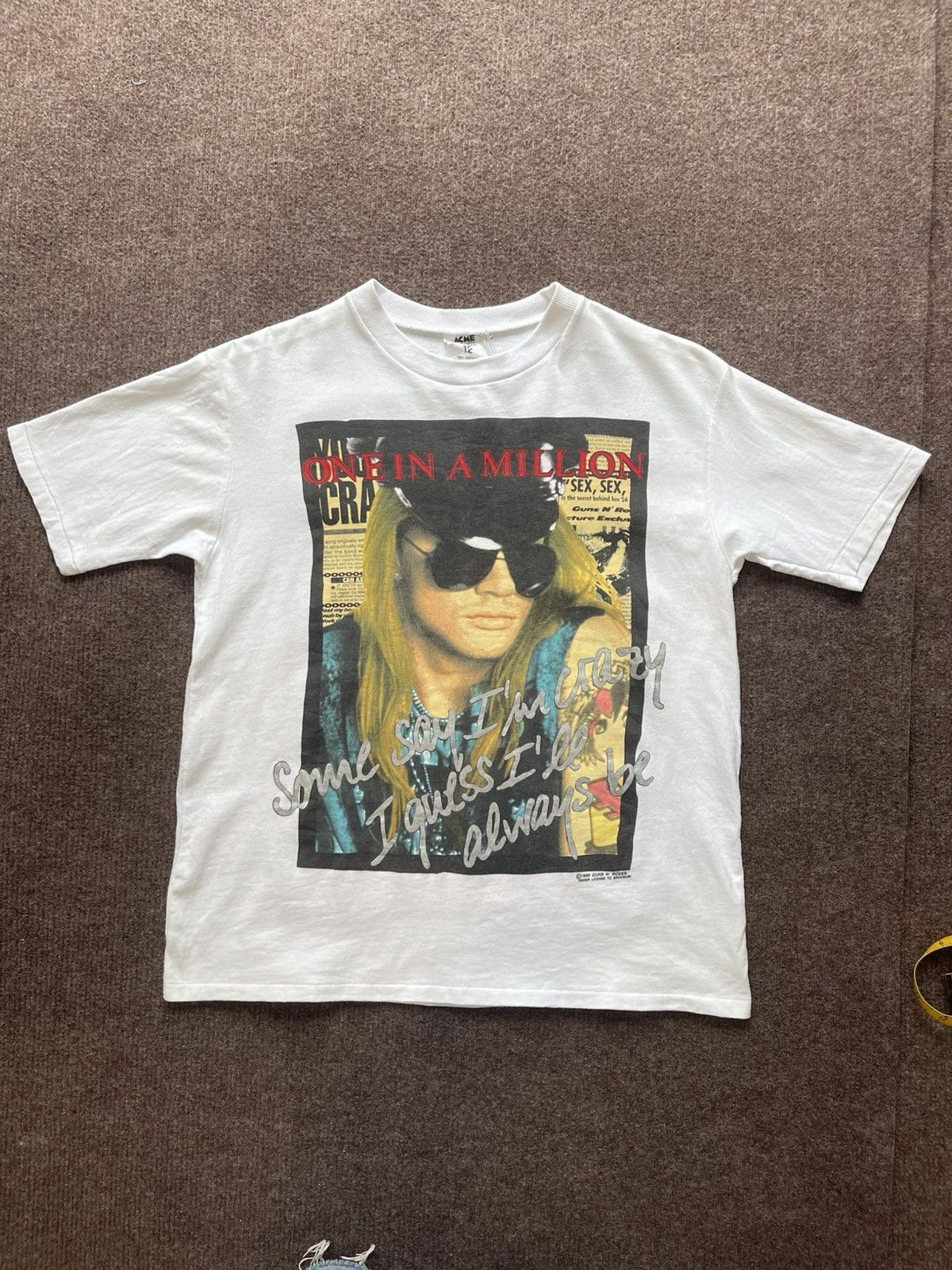 Band Tees Vintage Gun N Rose 1989 Youth 12 Size US XS / EU 42 / 0 - 1 Thumbnail