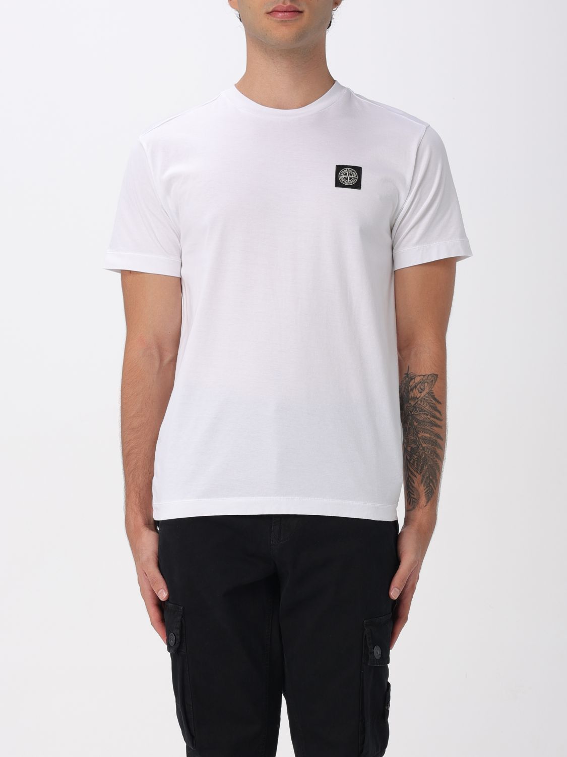 Stone Island Stone Island T-Shirt Men White Size US XXL / EU 58 / 5 - 1 Thumbnail