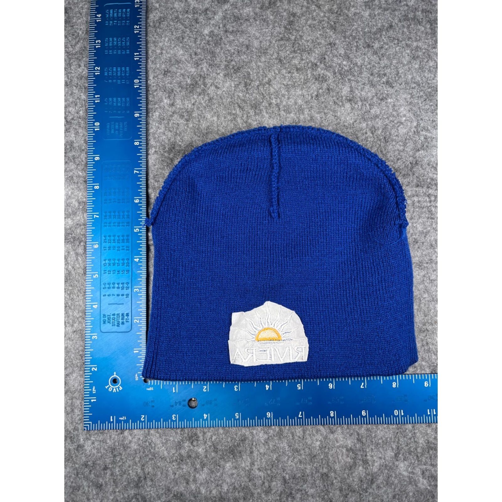 Vintage Promo Headwear Beanie Adult One Size Blue Knit 100% Acrylic Riviera Maya Beach Toque Casual Travel Men/Women Size ONE SIZE - 5 Thumbnail
