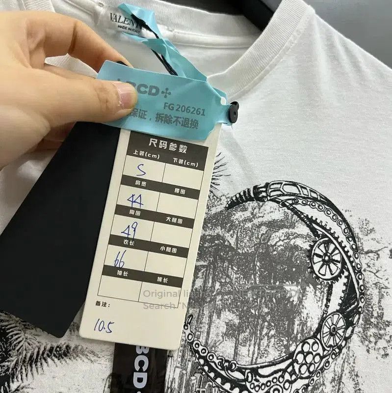 Valentino Valentino Summer White Cotton Short Sleeve Tee . Size S / US 4 / IT 40 - 5 Thumbnail