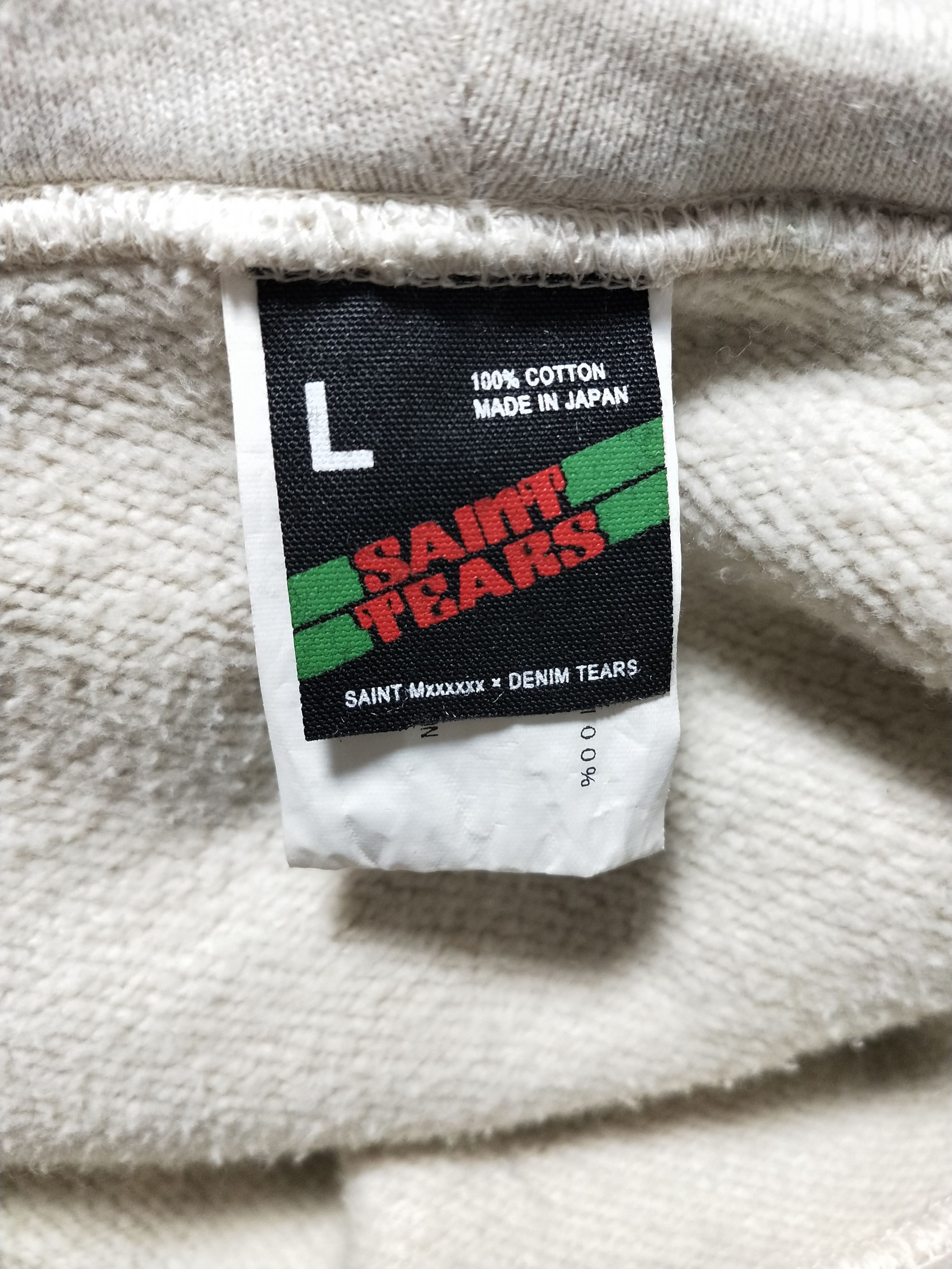 Saint Michael Denim Tears Graffiti Hoodie Size US L / EU 52-54 / 3 - 4 Thumbnail