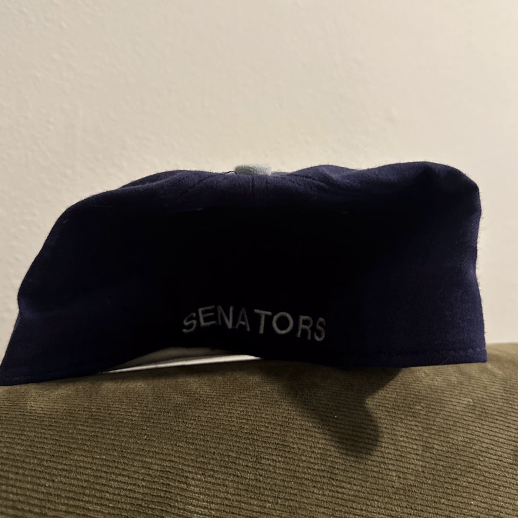 New Era VINTAGE 90s New Era Baseball Hat Fletcher High School Senators Pro Model 7 1/8 Purple Men Hats Size ONE SIZE - 6 Thumbnail