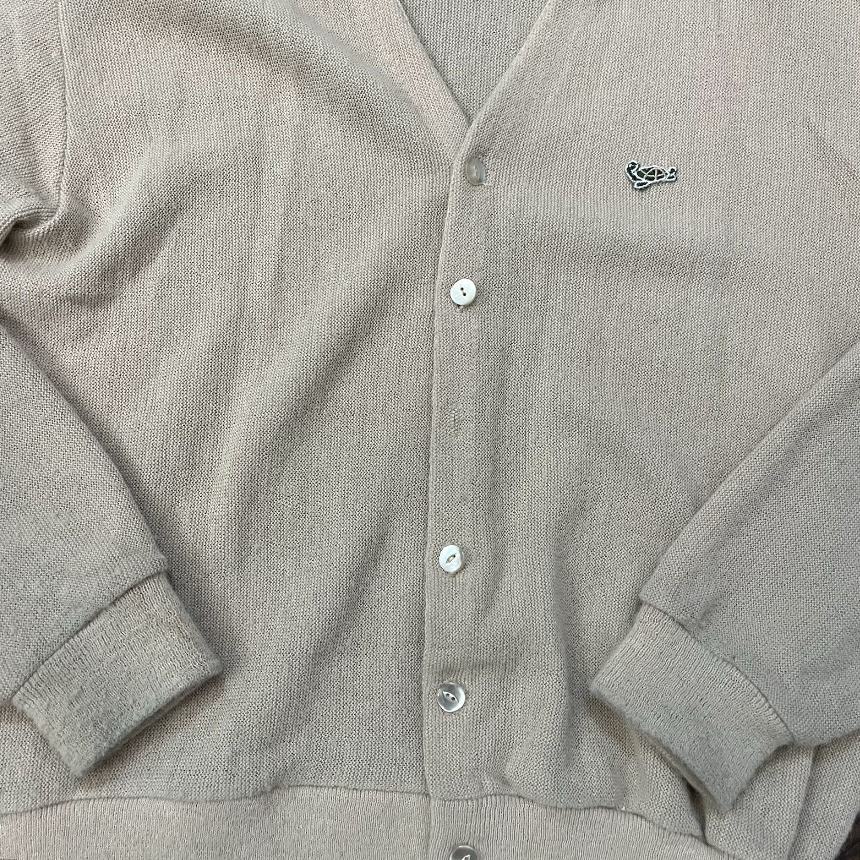 Vintage VINTAGE King Sportswear Cardigan Sweater XL Mens Beige Acrylic Button 70s 80s Grunge Nirvana 80s True Vintage True Vintage 70s 80s Size US XL / EU 56 / 4 - 4 Thumbnail