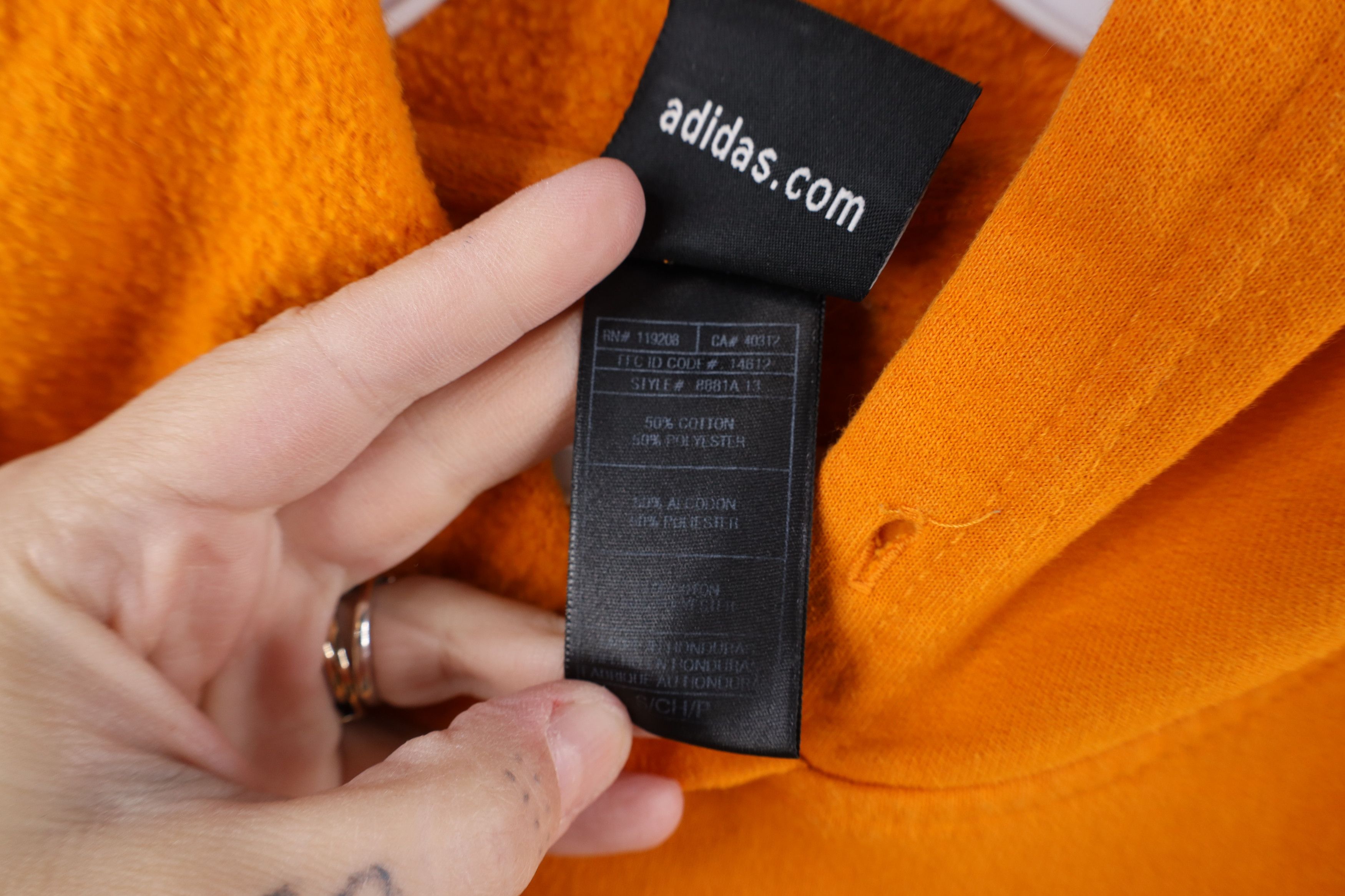Adidas Vintage Y2K Adidas University of Tennessee Hoodie Orange Size US S / EU 44-46 / 1 - 8 Thumbnail