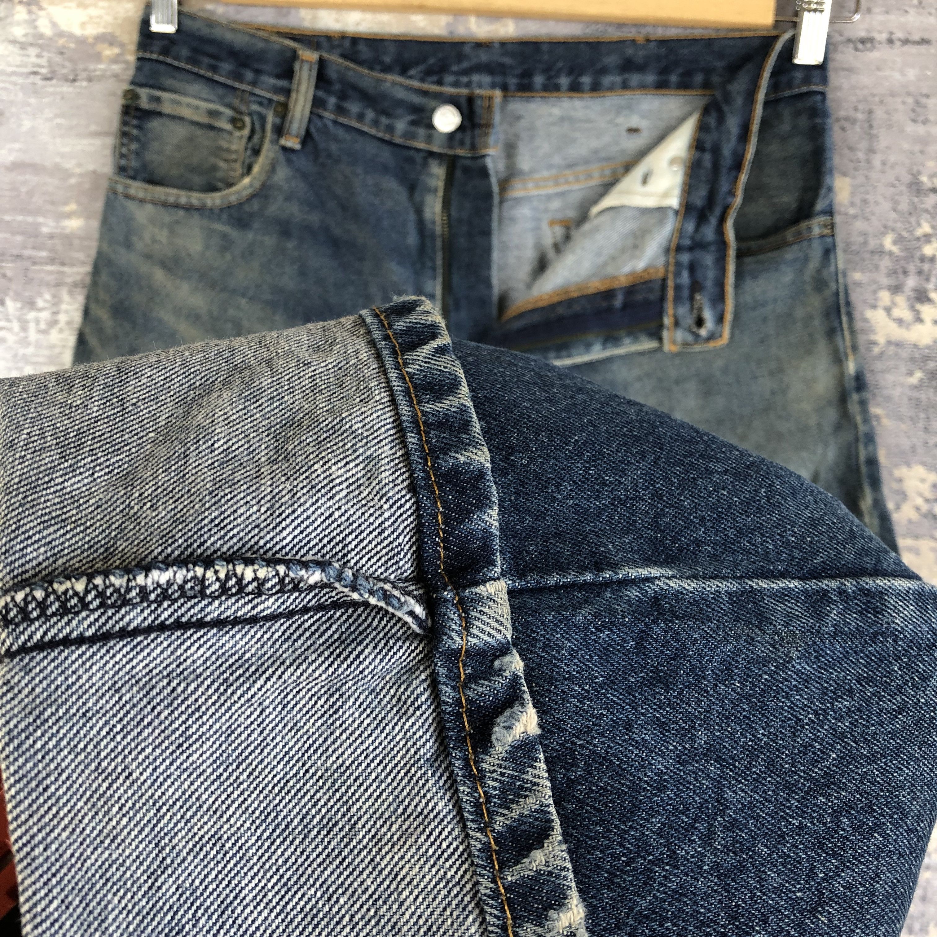 If Six Was Nine Vintage Levis 517 Distressed Jeans Levis Flare Bootcut Denim Size US 32 / EU 48 - 8 Thumbnail