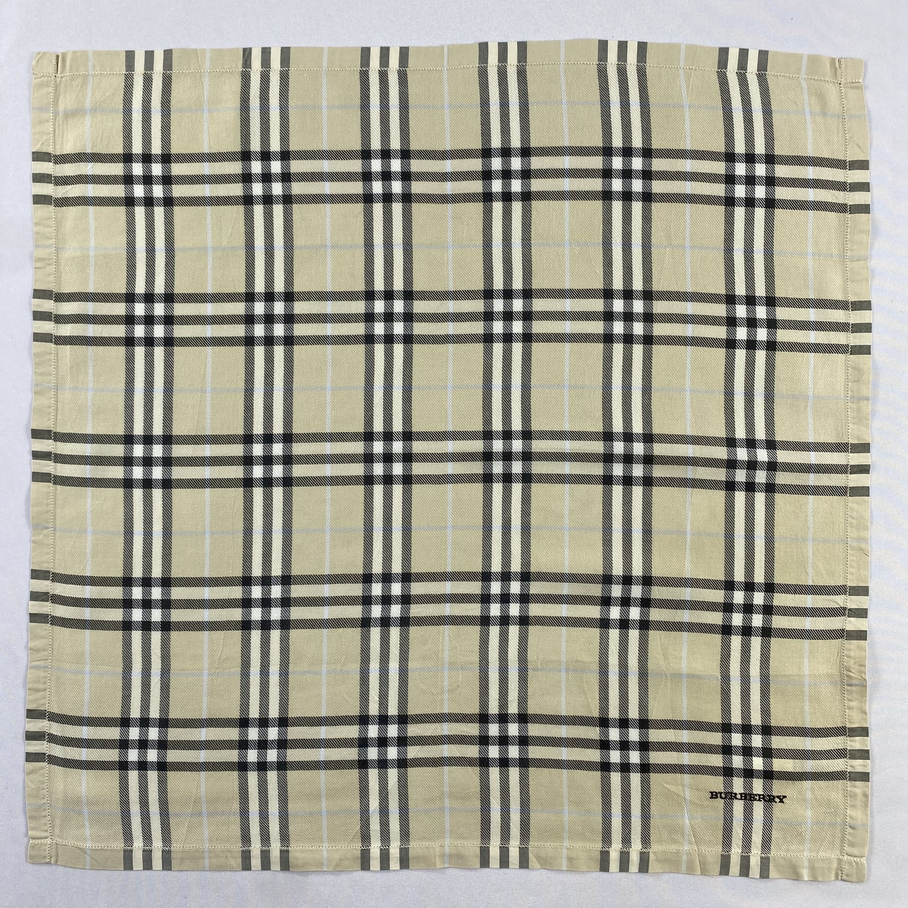 Burberry × Vintage Burberry Handkerchief / Neckerchief / Bandana-P1797 Size ONE SIZE - 1 Thumbnail