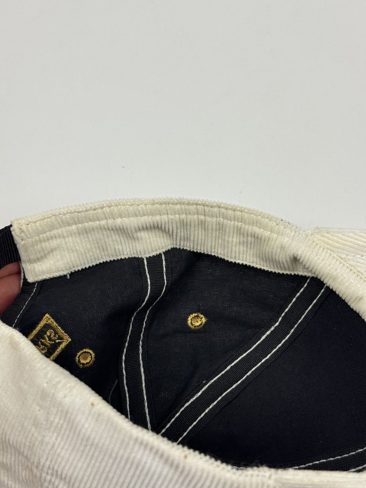 Universal Works Universal Works Corduroy Old White Basic Cap Size ONE SIZE - 13 Thumbnail
