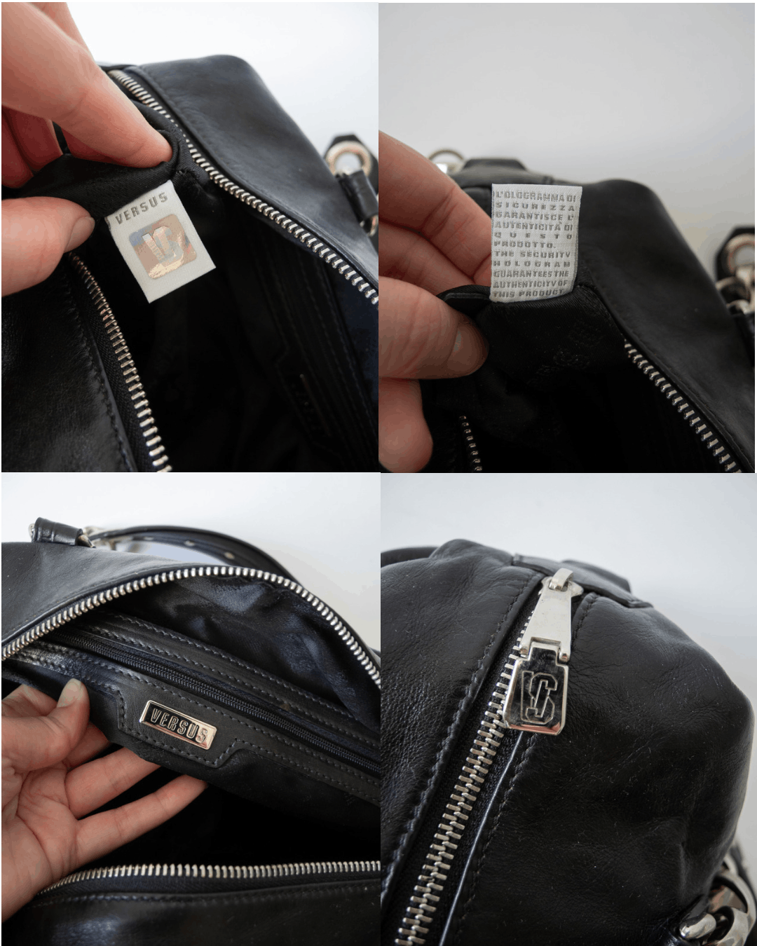 Versace Vintage Versus croco details handbag Size ONE SIZE - 13 Thumbnail
