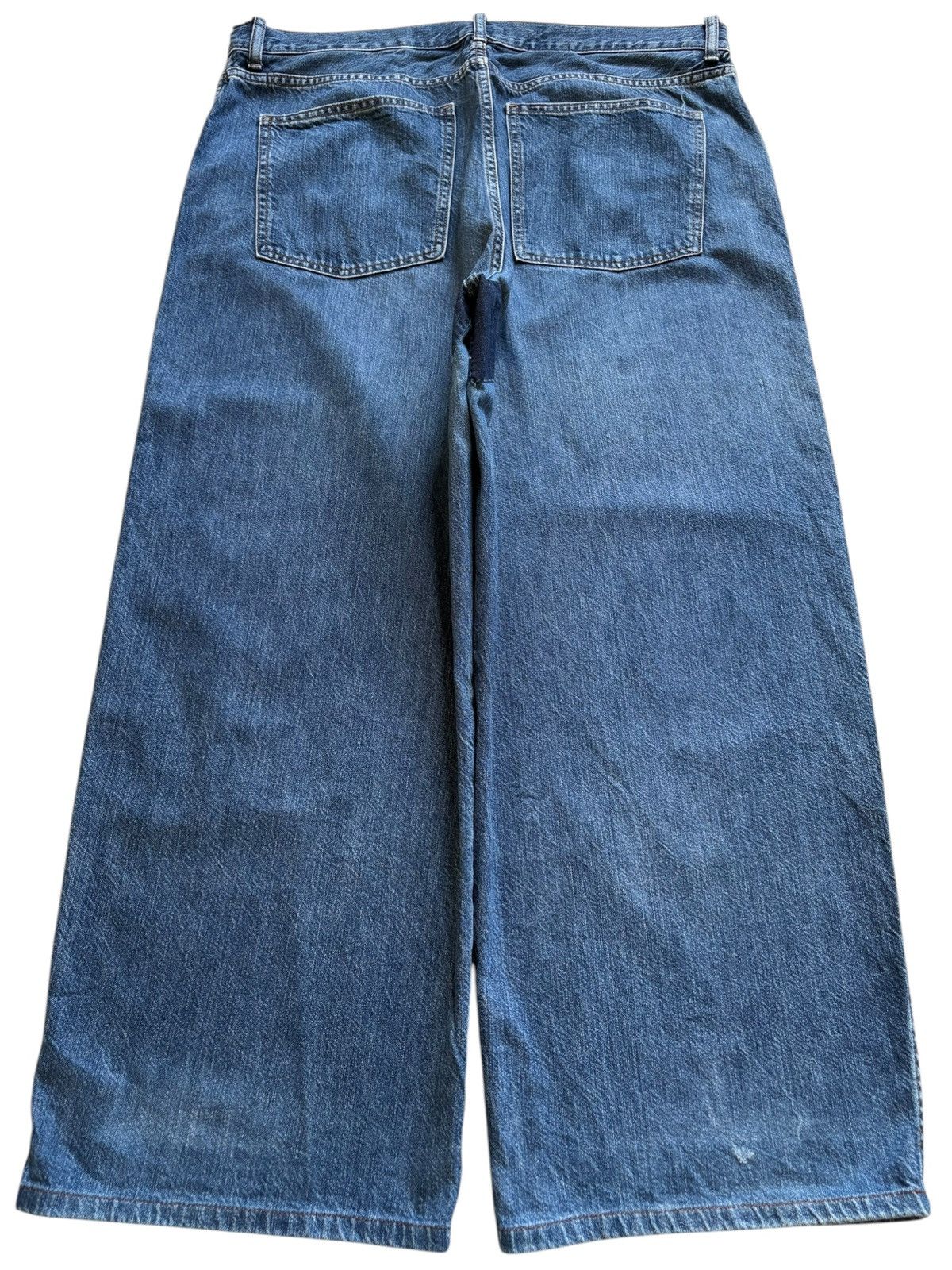 Vintage Uniqlo Blue Wash Loose Baggy Jeans