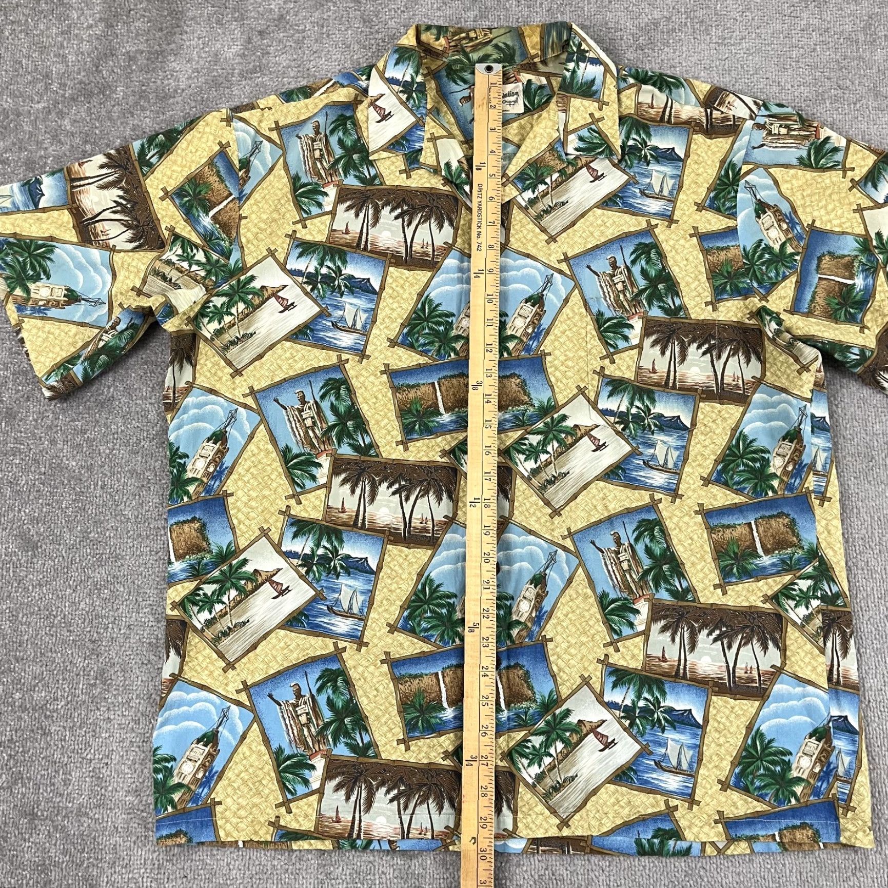 Hilo Hattie Hilo Hattie Shirt Men XL Isla Hawaiian Button Up Short Sleeve Pocket Multicolor Floral Mens Size US XL / EU 56 / 4 - 3 Thumbnail
