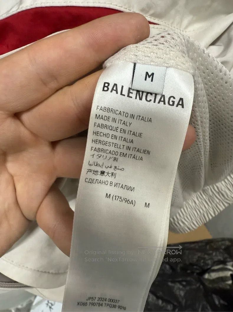 Balenciaga Balenciaga Silver Masking Tape Logo Printed Hooded Sweatsh Size US M / EU 48-50 / 2 - 4 Thumbnail