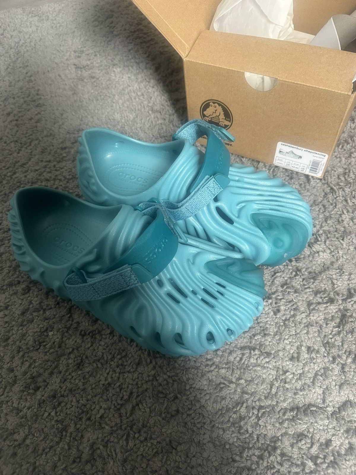 Burberry × Crocs Salehe Bembury x Pollex Clog 'Tide' Size US 9 / EU 42 - 5 Thumbnail