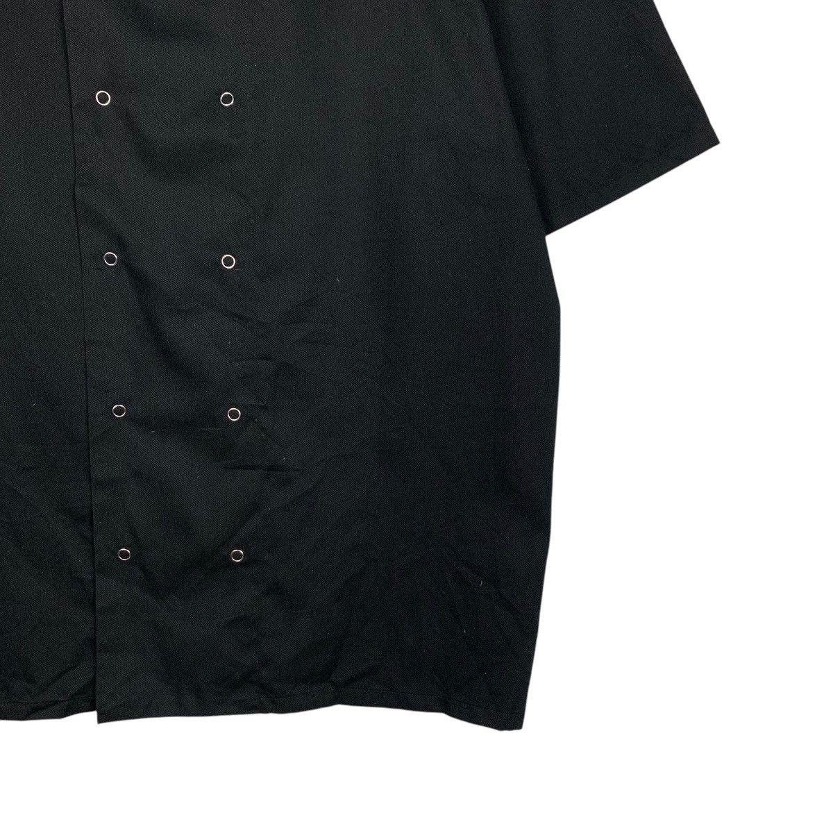 Japanese Brand HUBERT Double Side Snap Button Black Shirt #2040-C88 Size US XL / EU 56 / 4 - 4 Thumbnail