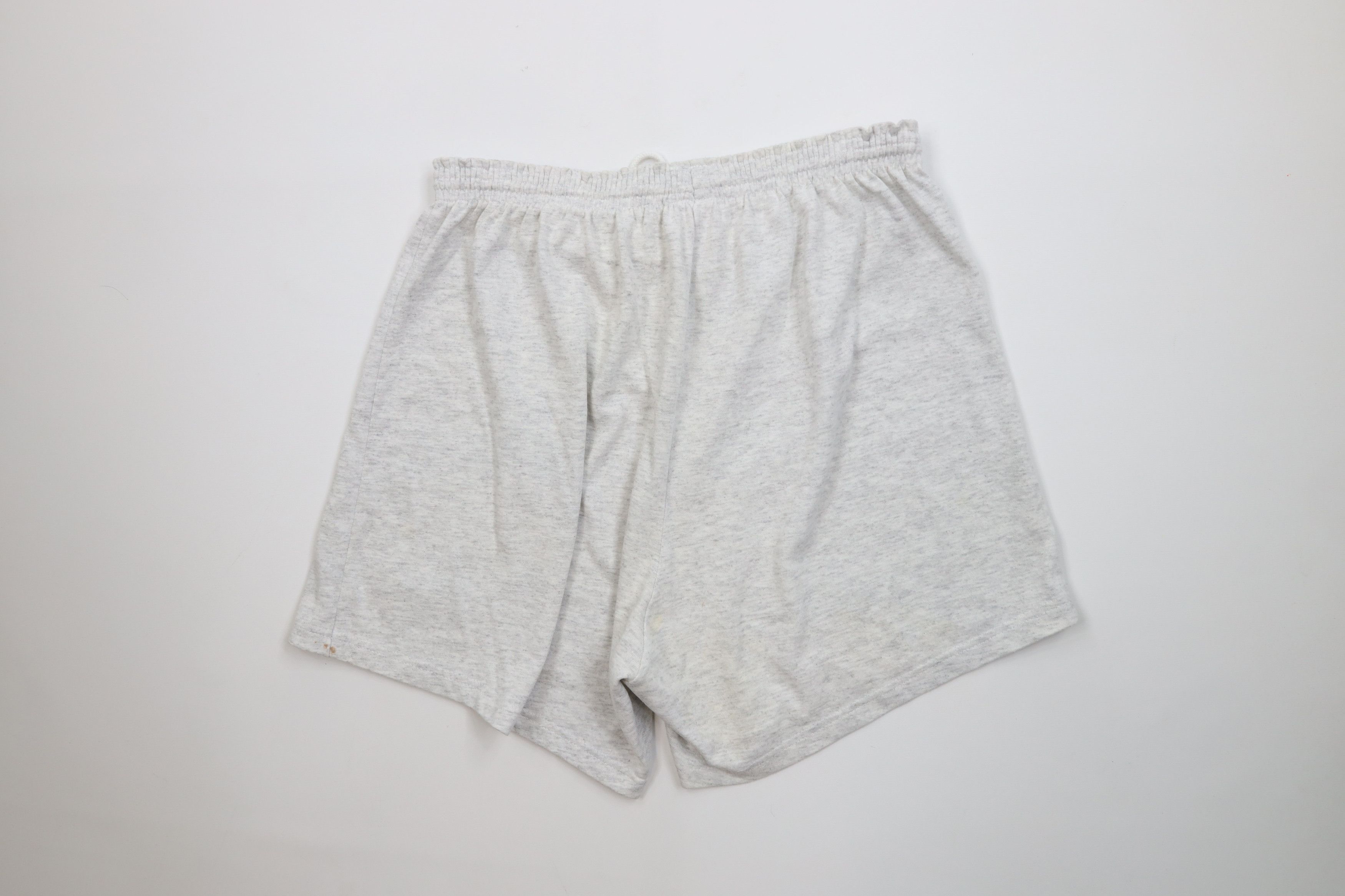 Champion Vintage 90s Champion Above Knee Shorts Heather Gray USA Size US 36 / EU 52 - 11 Thumbnail